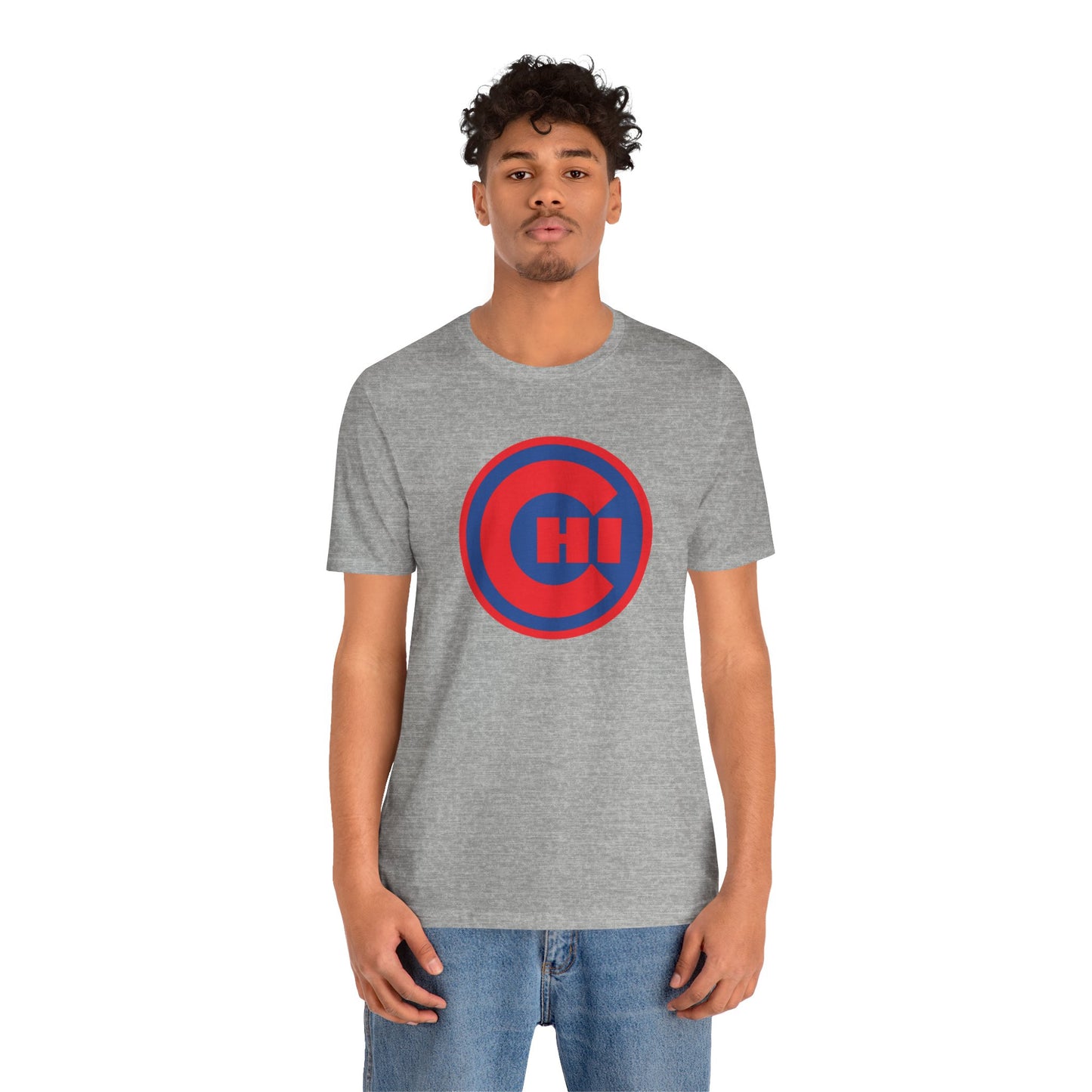 CHICAGO KIDS EMBLEM TEE - BLUE/RED