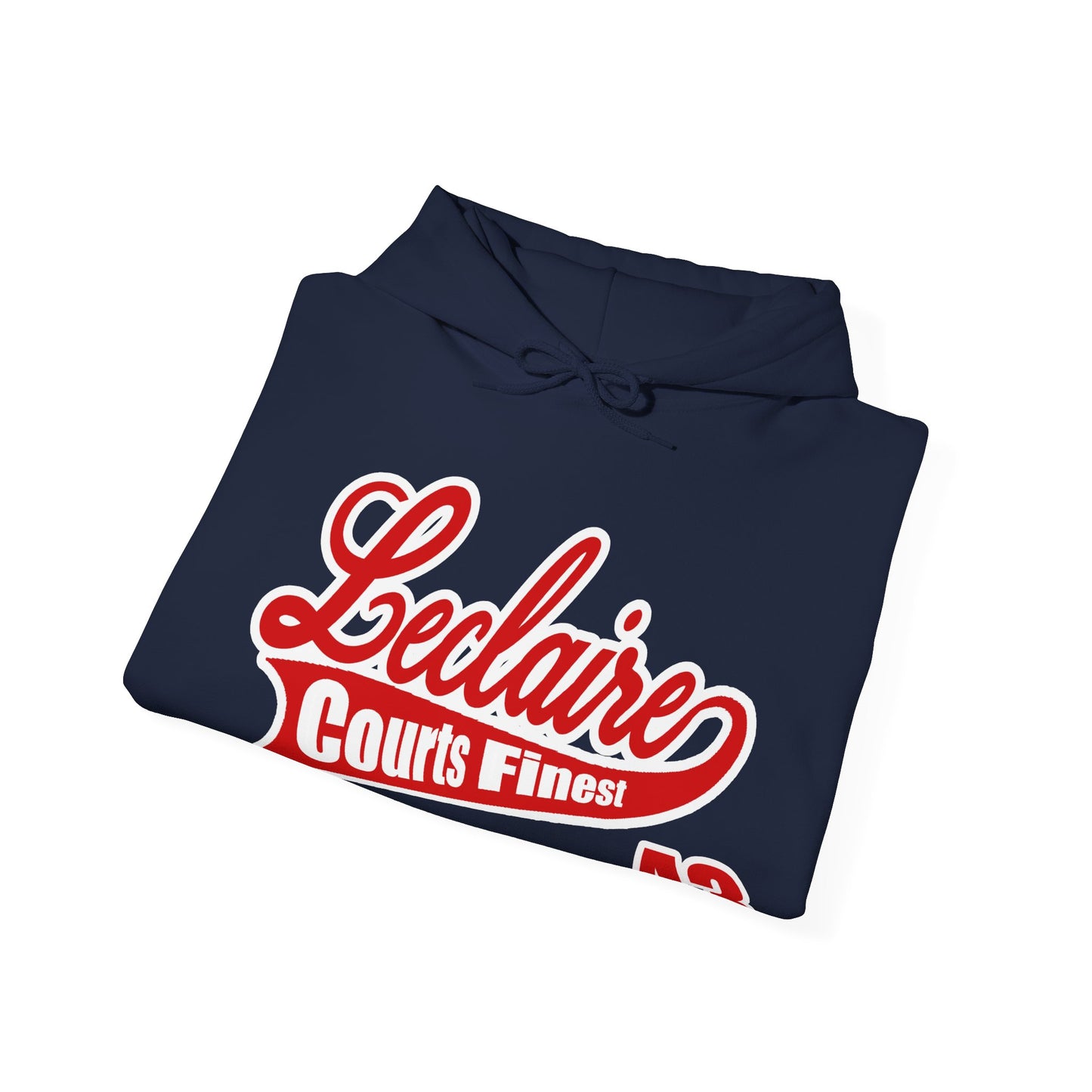 LECLAIRE COURTS FINEST CLASSIC SCRIPT HOODIE