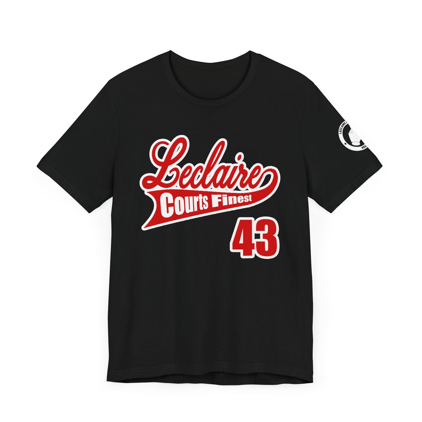 LeClaire Courts Finest Short Sleeve Tee - Casual Unisex T-Shirt for Sport Lovers