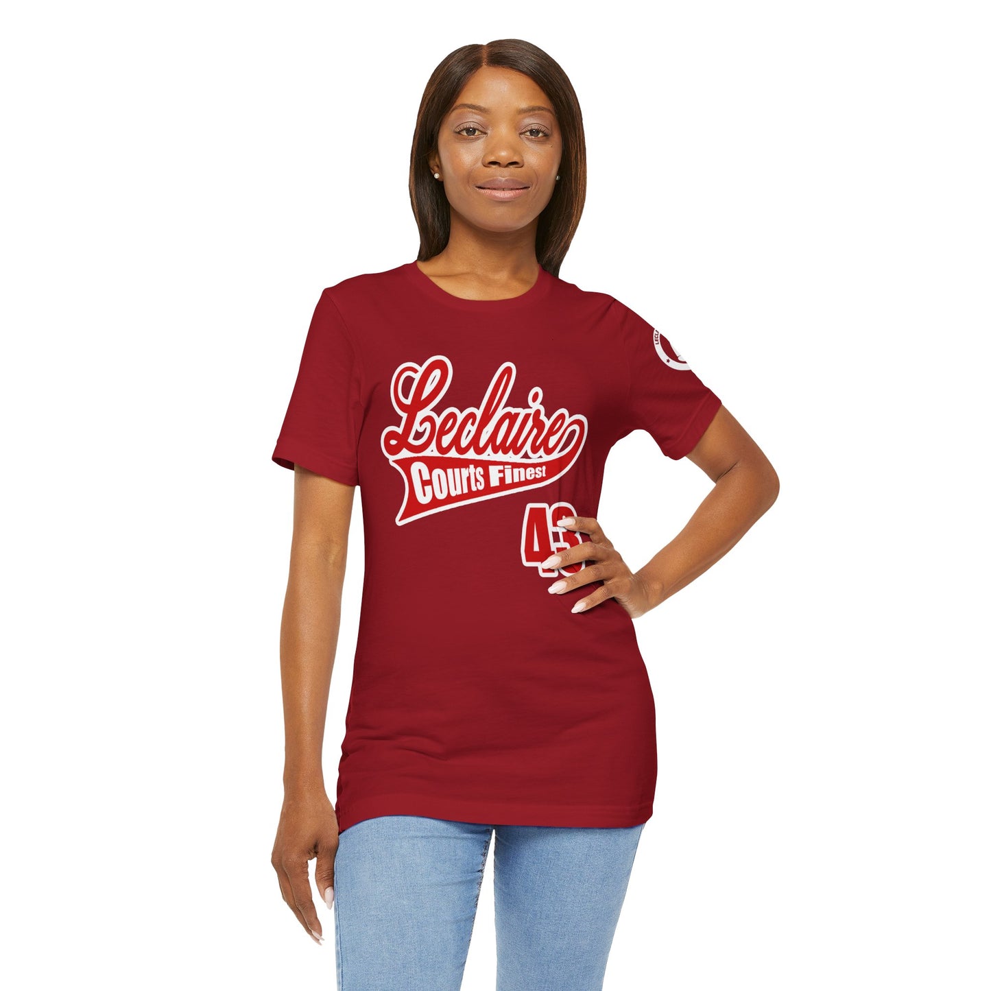 LeClaire Courts Finest Short Sleeve Tee - Casual Unisex T-Shirt for Sport Lovers