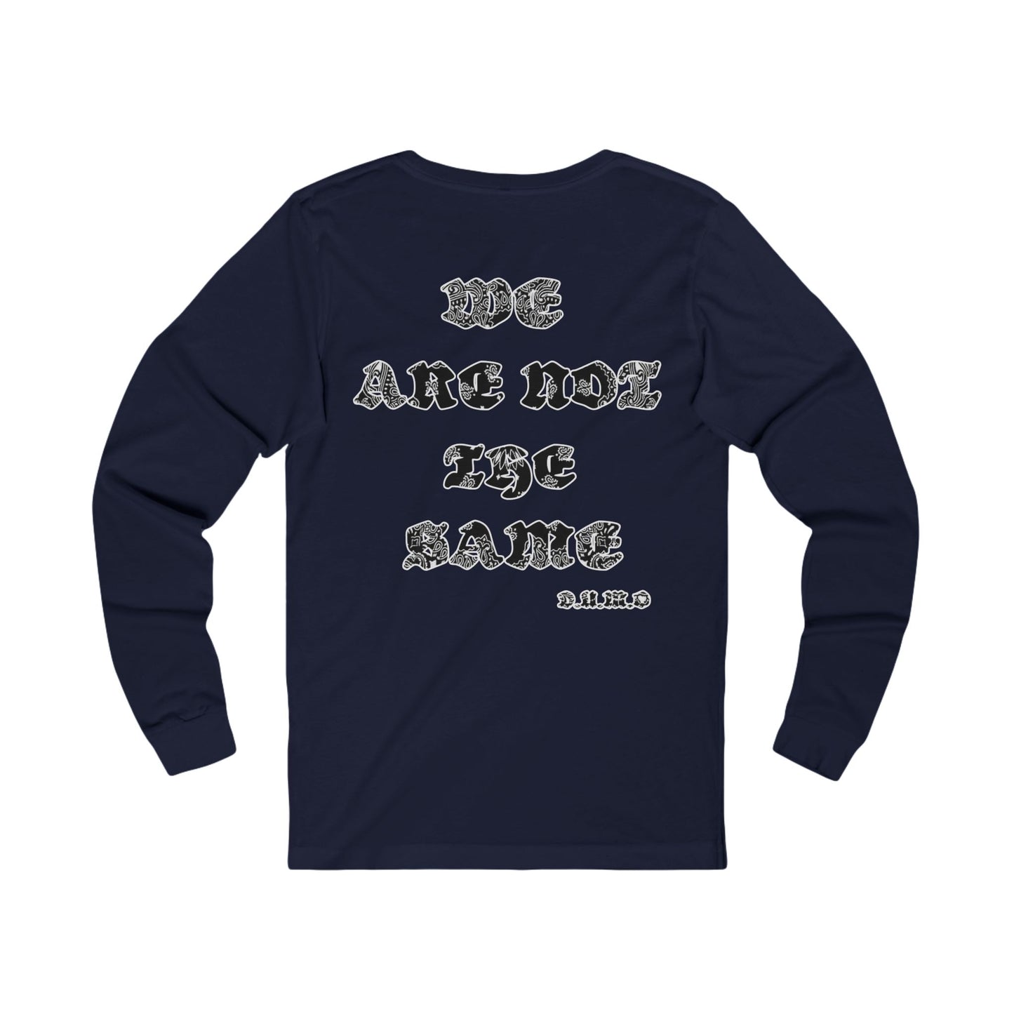 WE ARE NOT THE SAME - BLACK BANDANA LOGO LONG SLEEVE