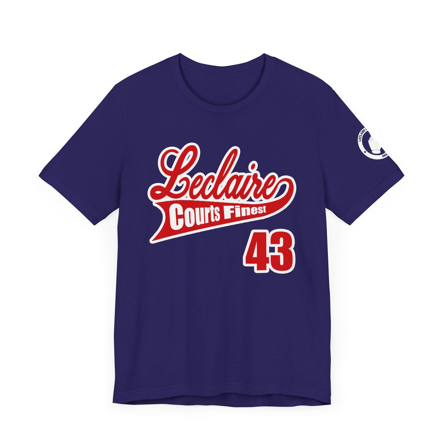 LeClaire Courts Finest Short Sleeve Tee - Casual Unisex T-Shirt for Sport Lovers
