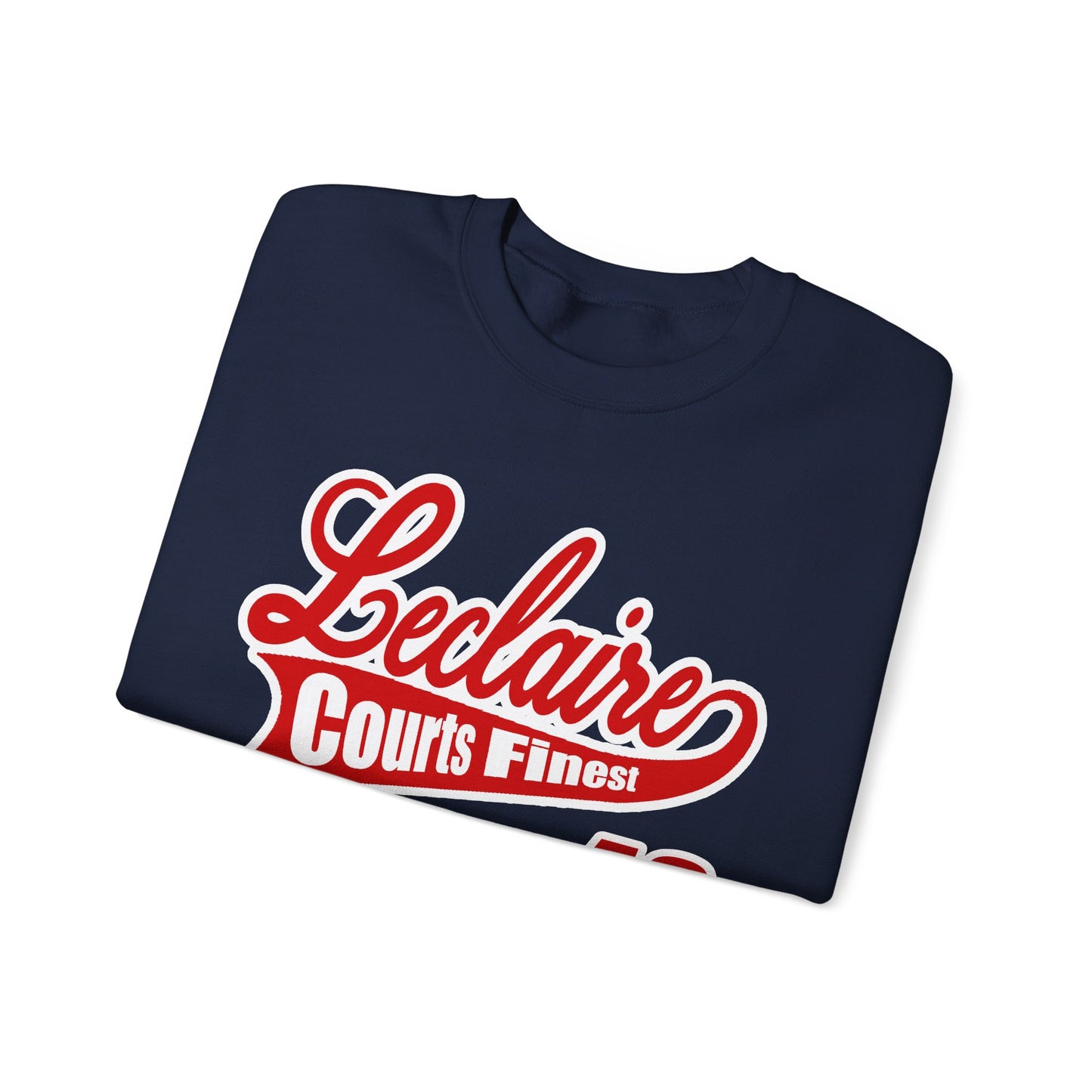 LECLAIRE COURTS FINEST CLASSIC SCRIPT SWEATSHIRT