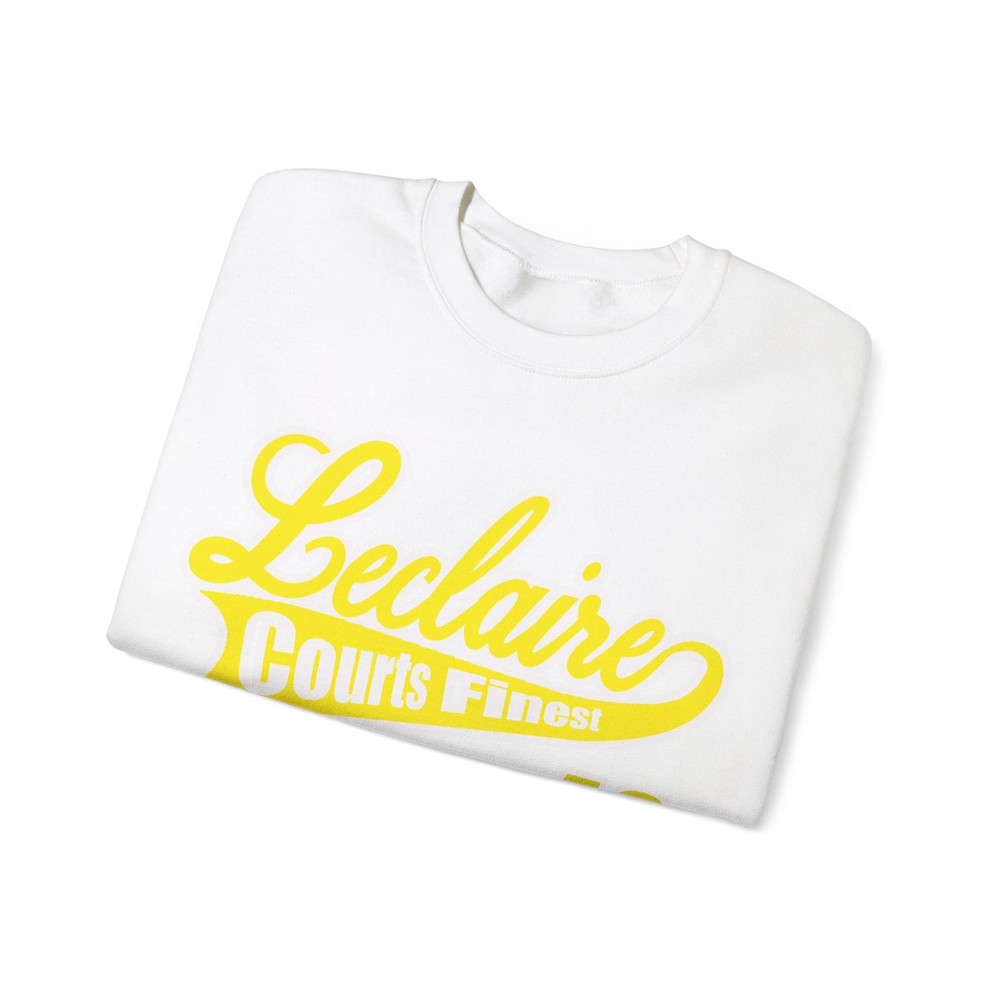 LECLAIRE COURTS FINEST CLASSIC SCRIPT SWEATSHIRT