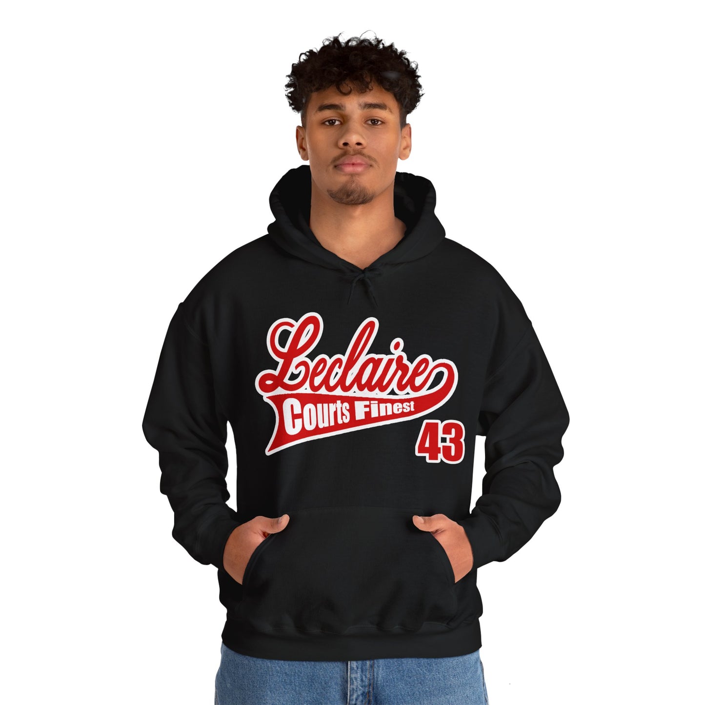 LECLAIRE COURTS FINEST CLASSIC SCRIPT HOODIE