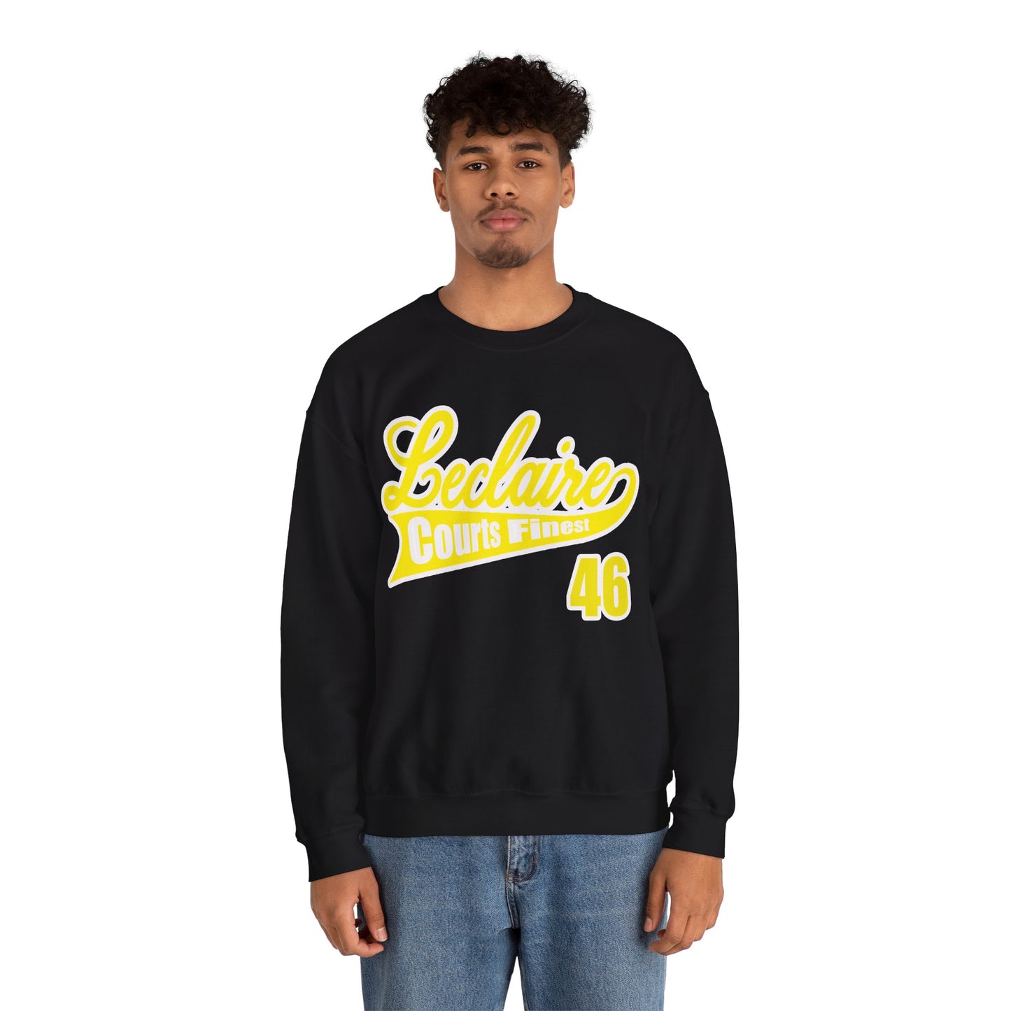 LECLAIRE COURTS FINEST CLASSIC SCRIPT SWEATSHIRT