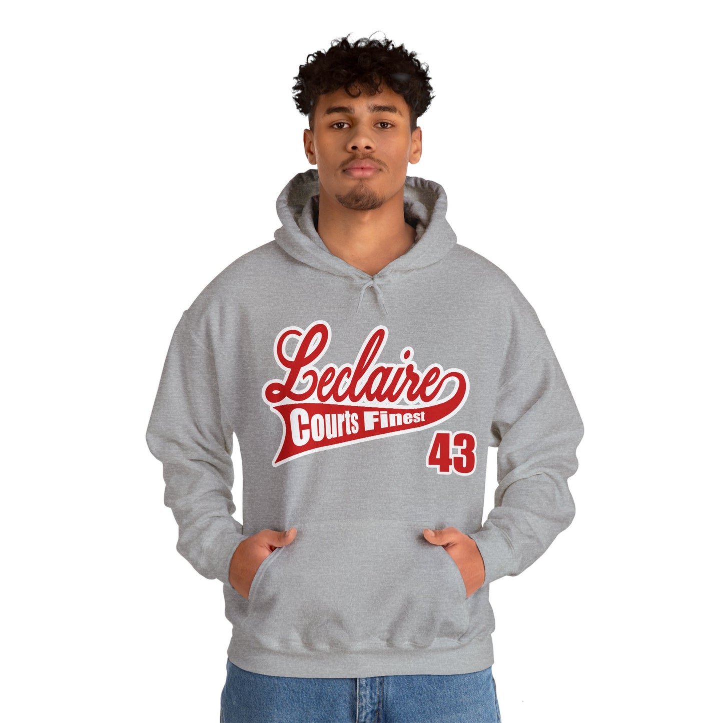 LECLAIRE COURTS FINEST CLASSIC SCRIPT HOODIE