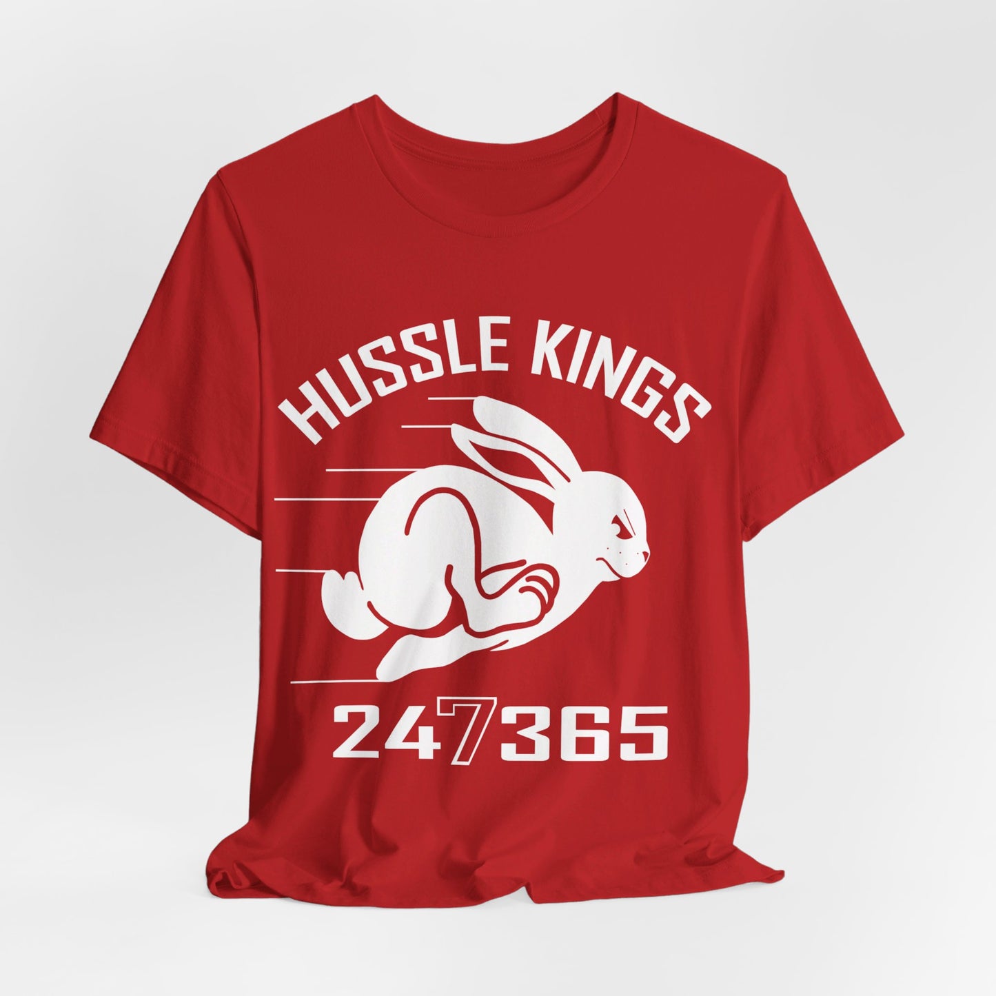 HUSSLE KINGS 24/365 LARGE MONOGRAM TEE