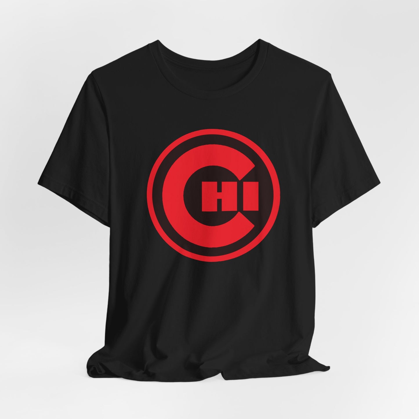 CHICAGO KIDS EMBLEM TEE - BLACK/RED