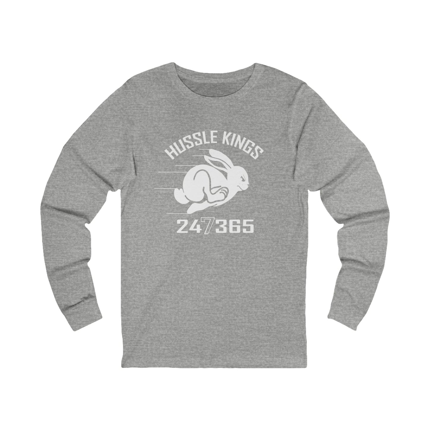 HUSSLE KINGS 24/7/365 MONOGRAM LONG SLEEVE