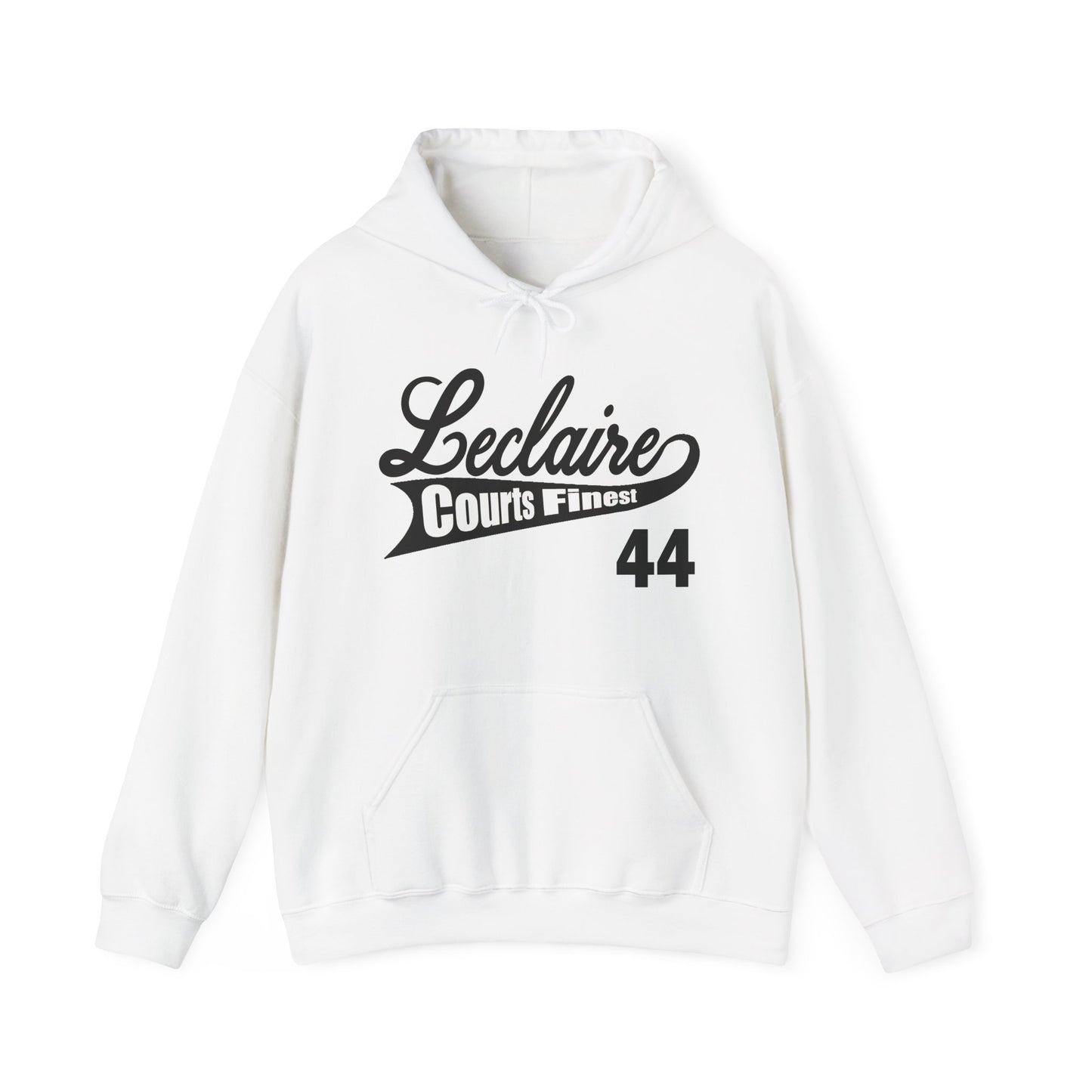 LECLAIRE COURTS FINEST CLASSIC SCRIPT HOODIE