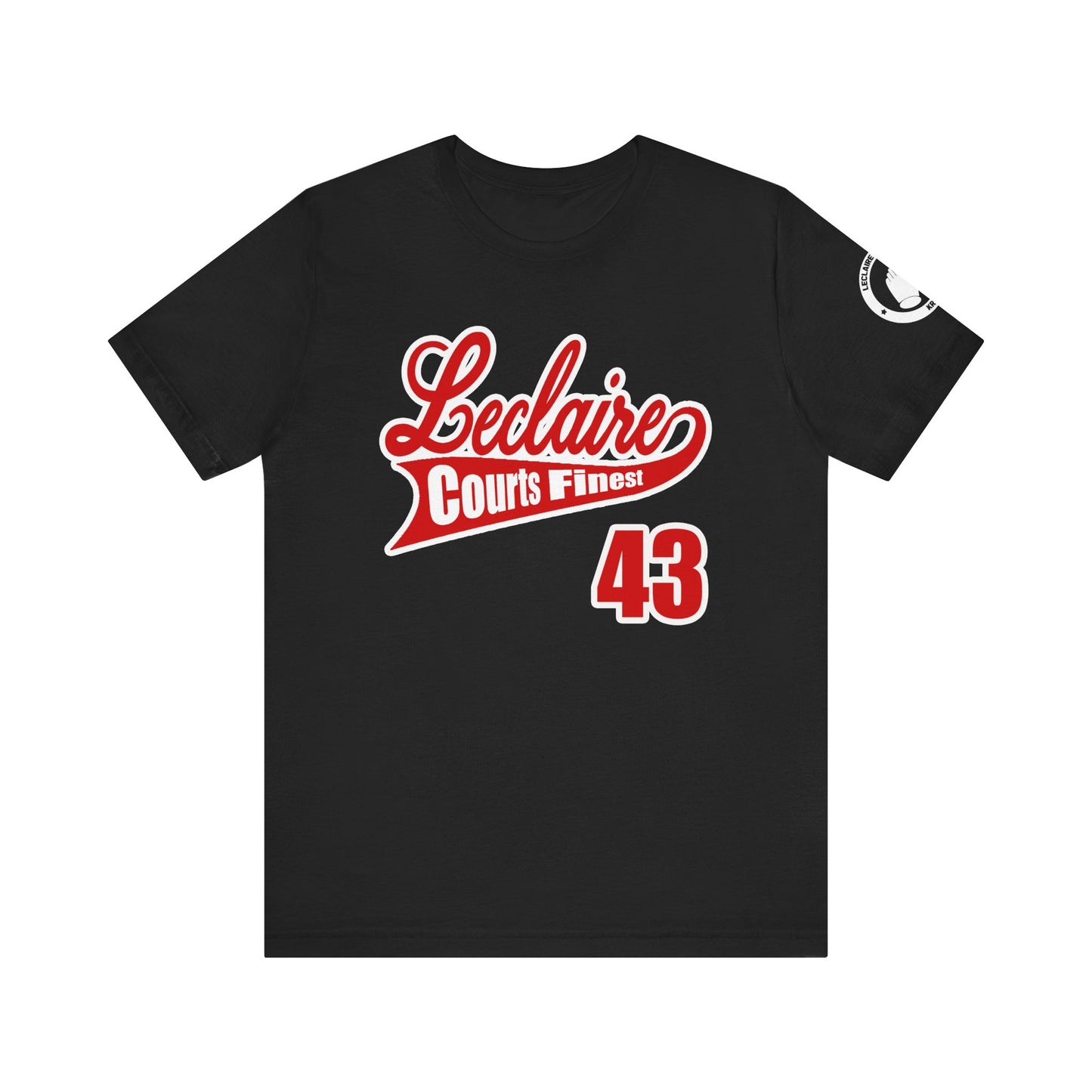LeClaire Courts Finest Short Sleeve Tee - Casual Unisex T-Shirt for Sport Lovers