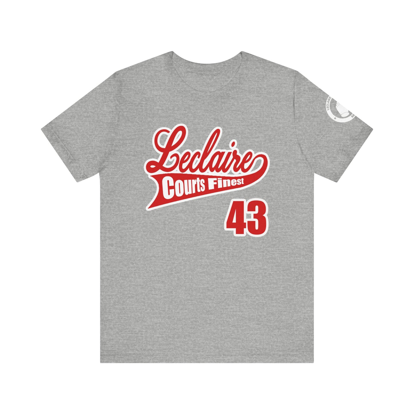 LeClaire Courts Finest Short Sleeve Tee - Casual Unisex T-Shirt for Sport Lovers