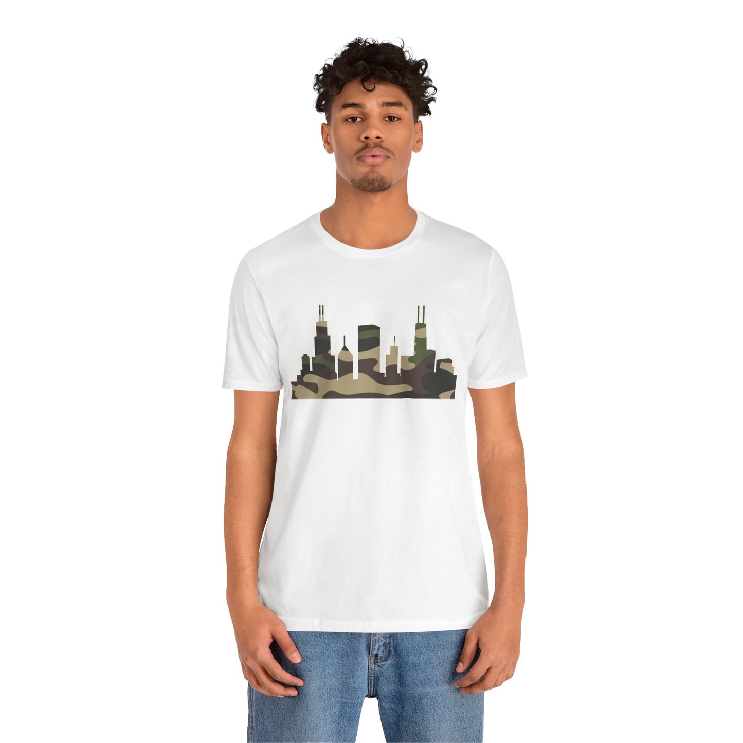 CHI KIDS CAMO-SKYLINE TEE