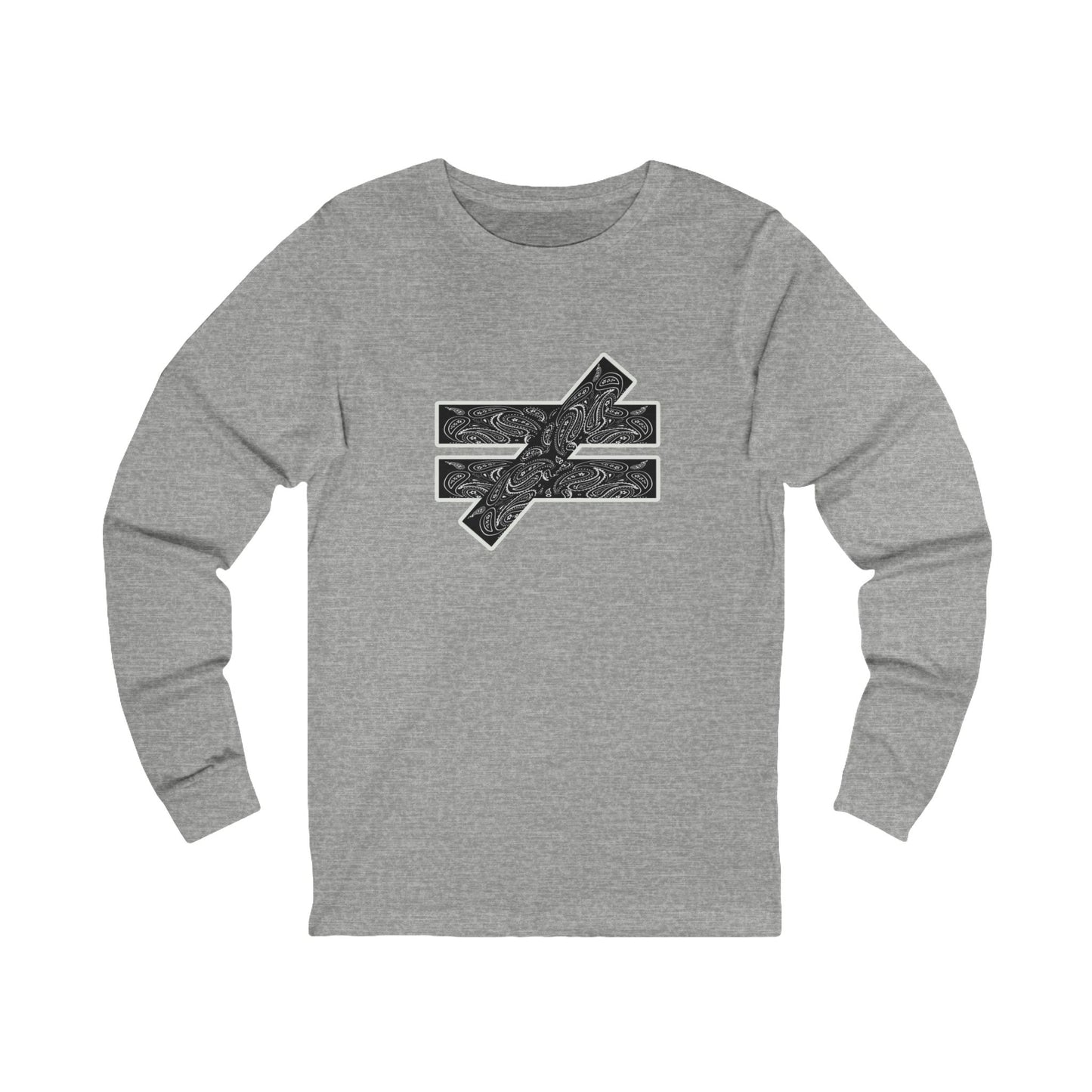 WE ARE NOT THE SAME - BLACK BANDANA LOGO LONG SLEEVE
