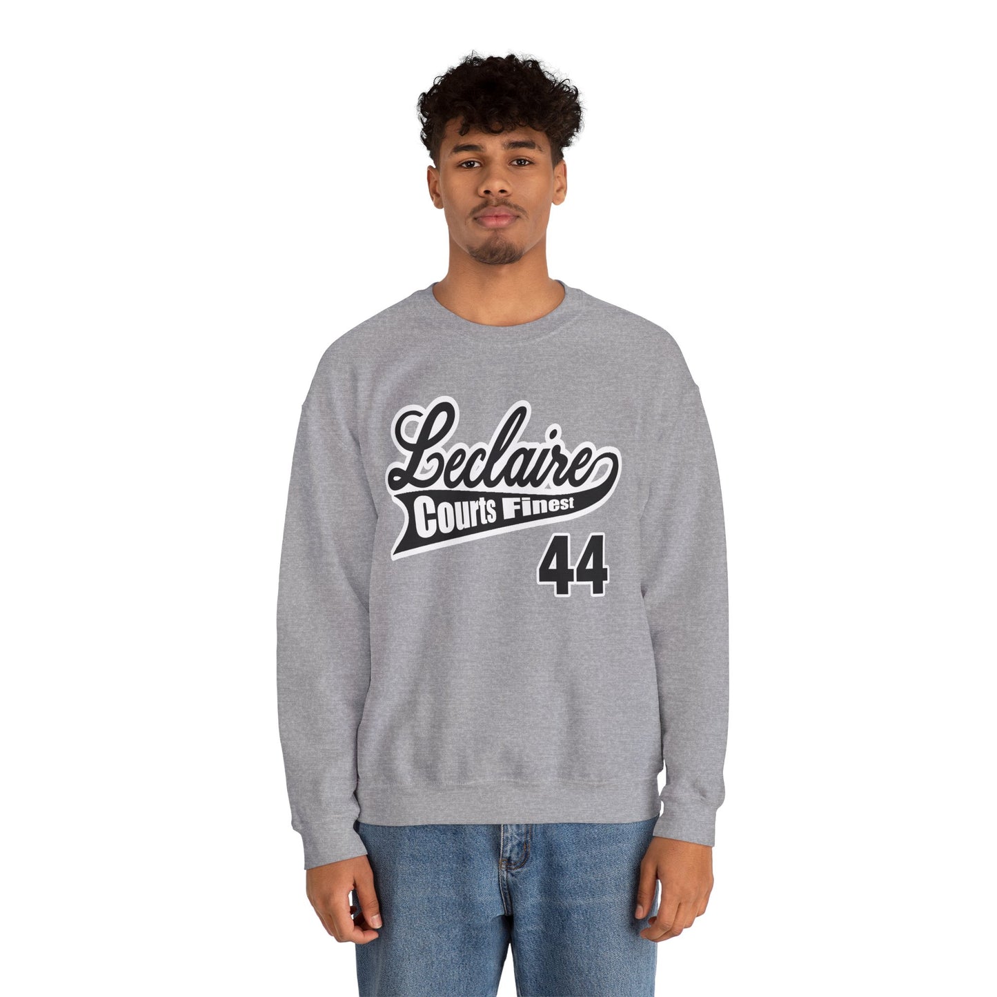 LECLAIRE COURTS FINEST CLASSIC SCRIPT SWEATSHIRT