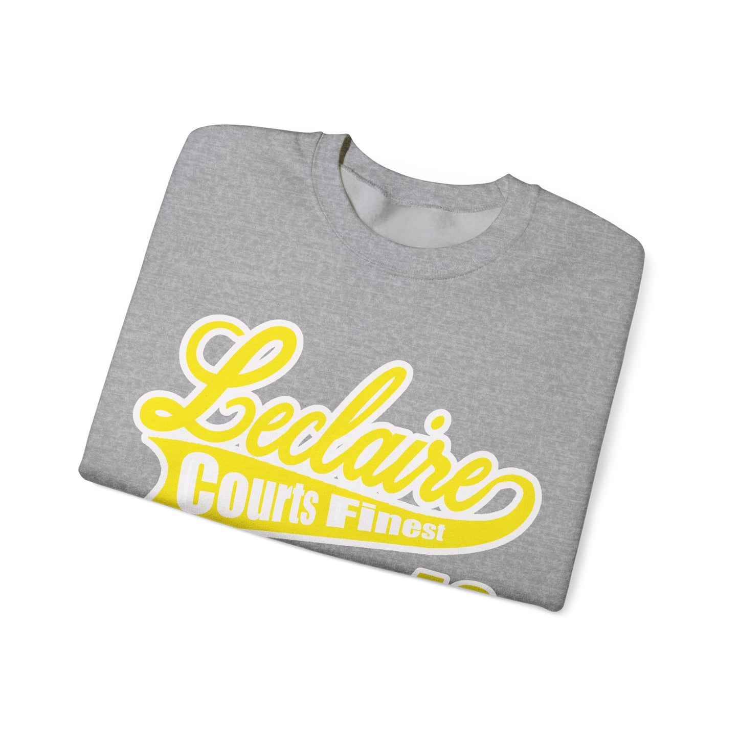 LECLAIRE COURTS FINEST CLASSIC SCRIPT SWEATSHIRT