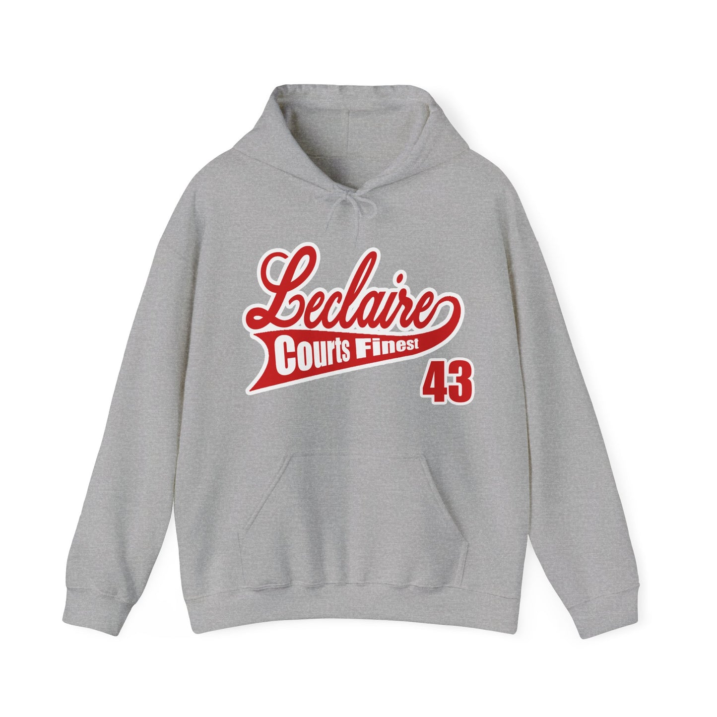 LECLAIRE COURTS FINEST CLASSIC SCRIPT HOODIE