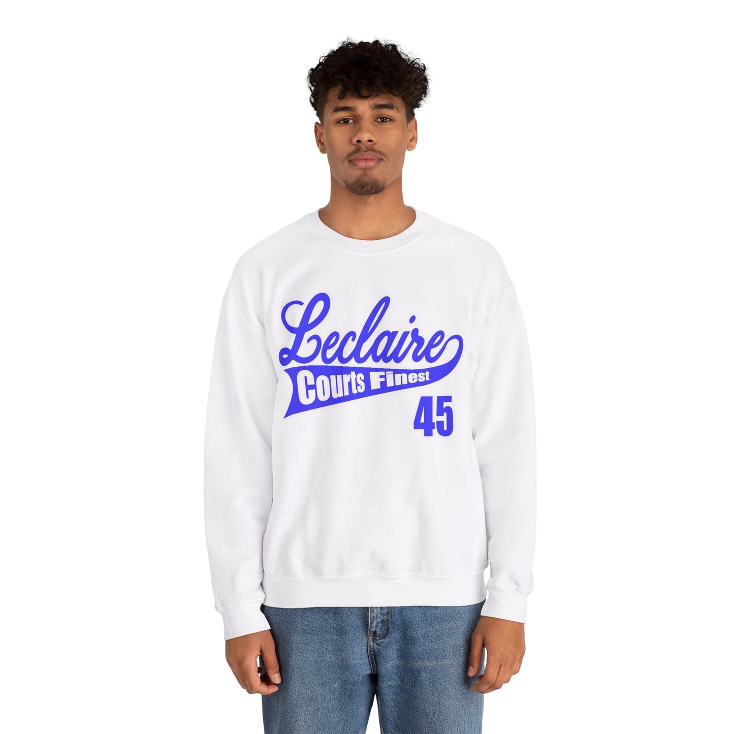 LECLAIRE COURTS FINEST CLASSIC SCRIPT SWEATSHIRT