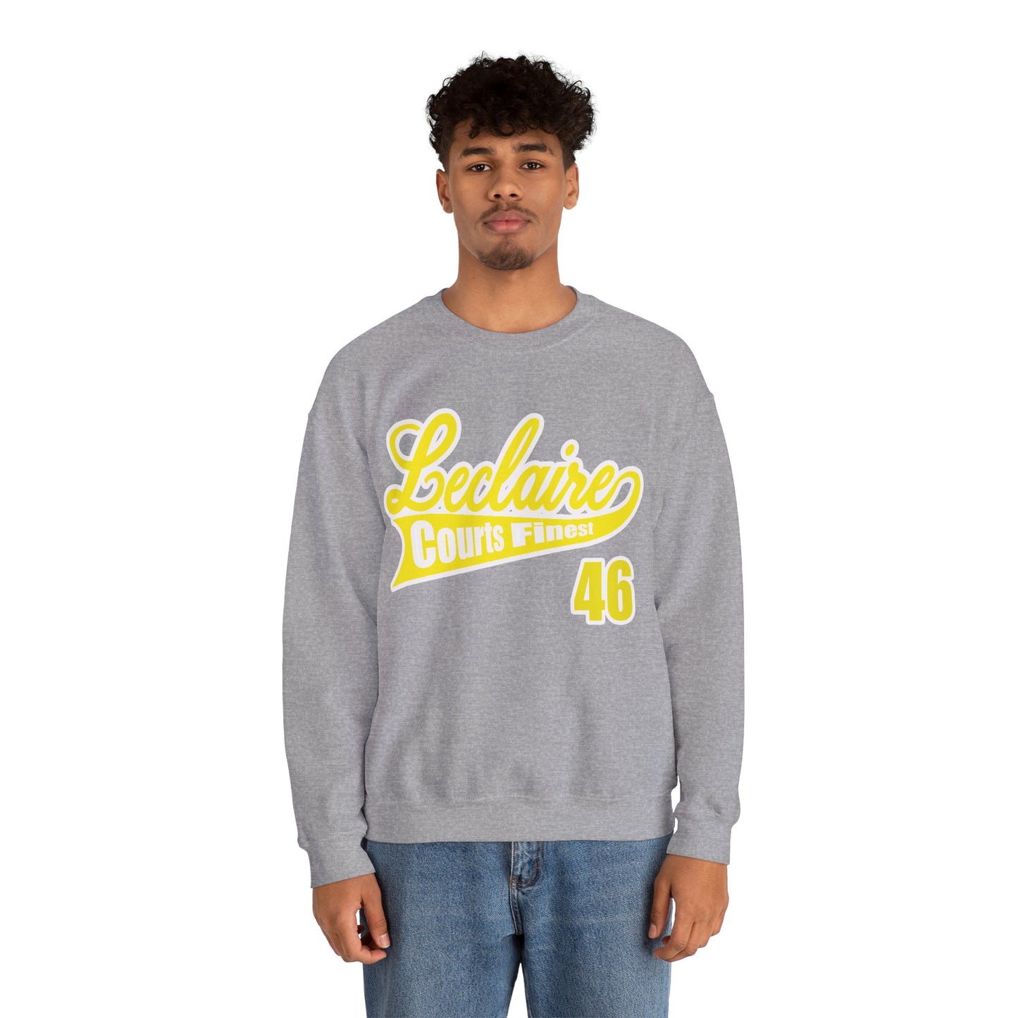 LECLAIRE COURTS FINEST CLASSIC SCRIPT SWEATSHIRT
