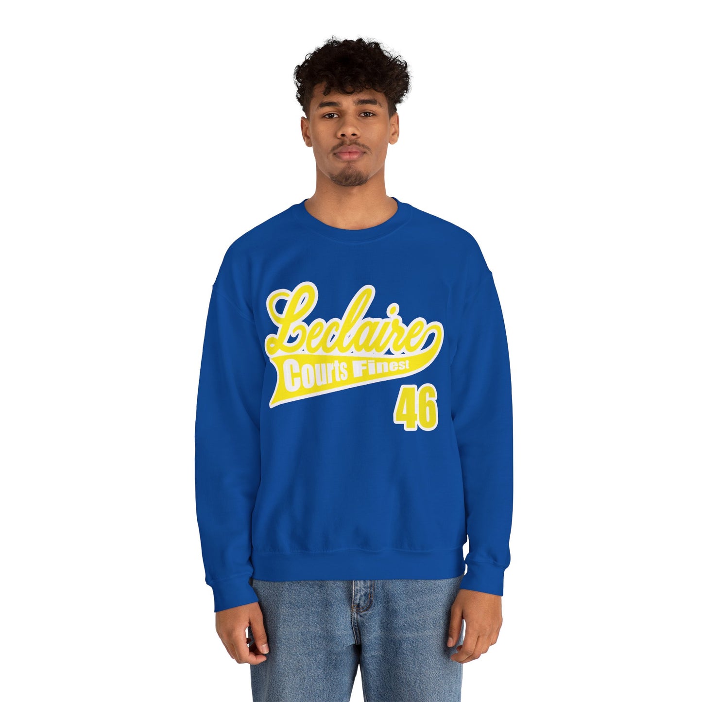 LECLAIRE COURTS FINEST CLASSIC SCRIPT SWEATSHIRT
