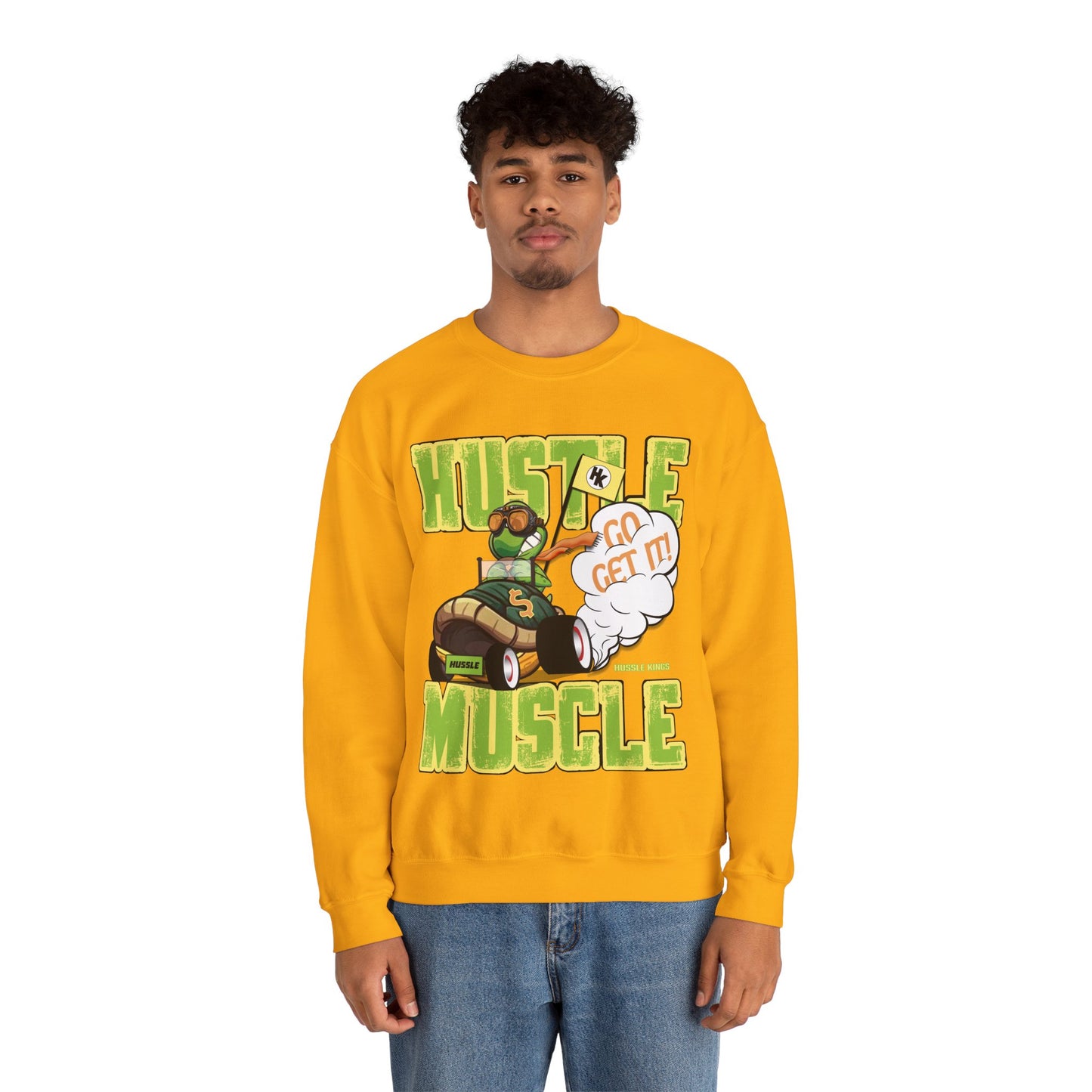 HUSSLE MUSCLE- THELONIOUS THE GO GETTER SWEATSHIRT