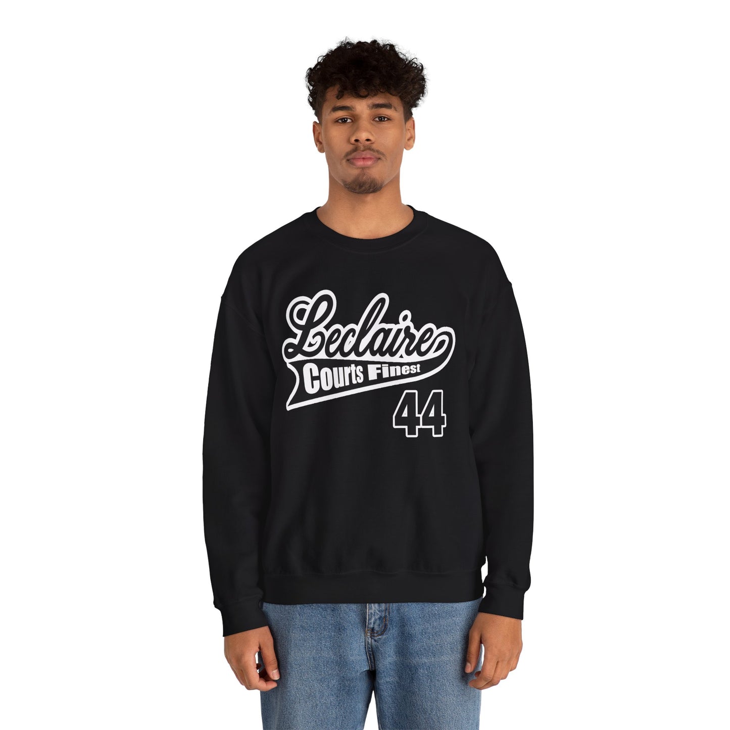 LECLAIRE COURTS FINEST CLASSIC SCRIPT SWEATSHIRT
