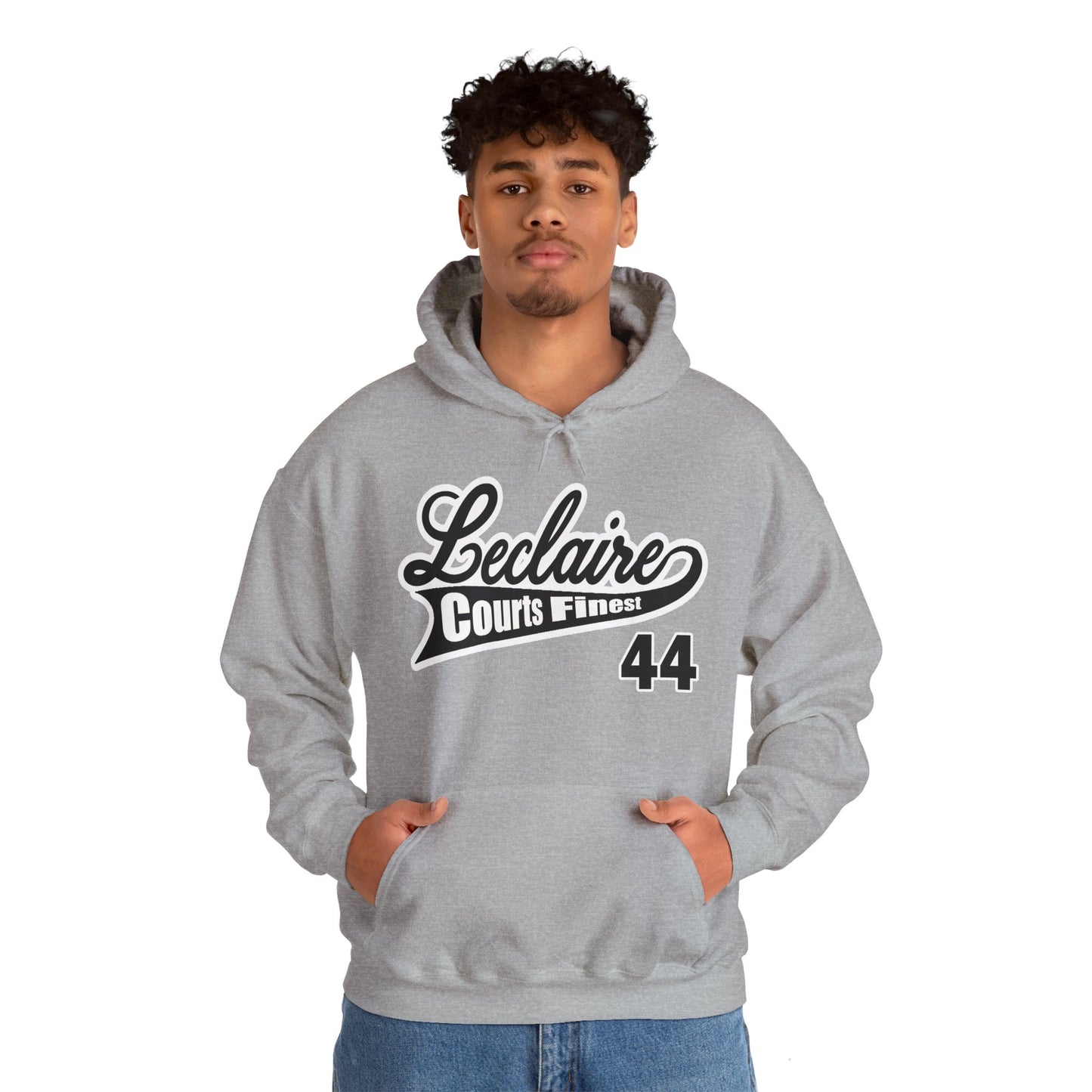 LECLAIRE COURTS FINEST CLASSIC SCRIPT HOODIE