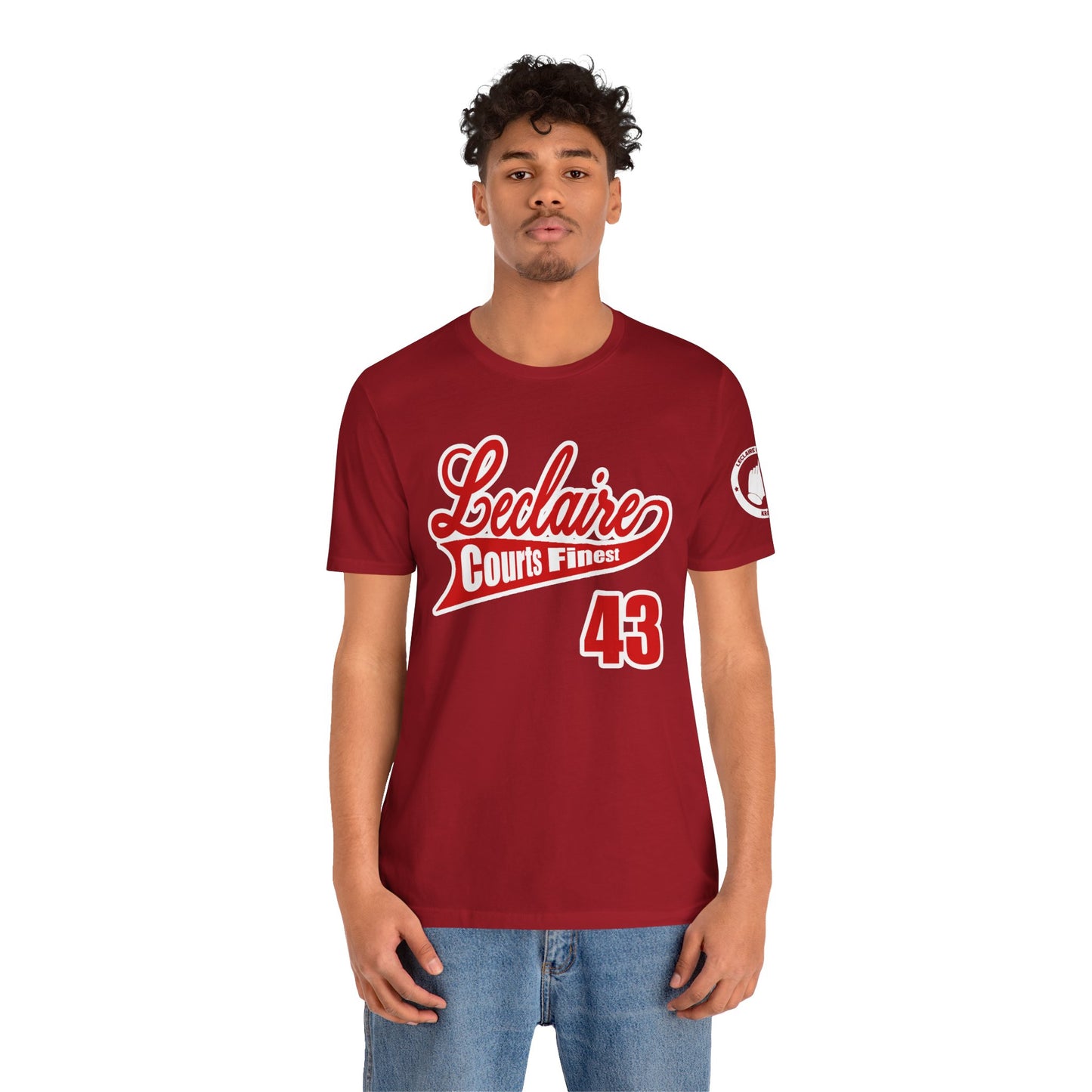 LeClaire Courts Finest Short Sleeve Tee - Casual Unisex T-Shirt for Sport Lovers