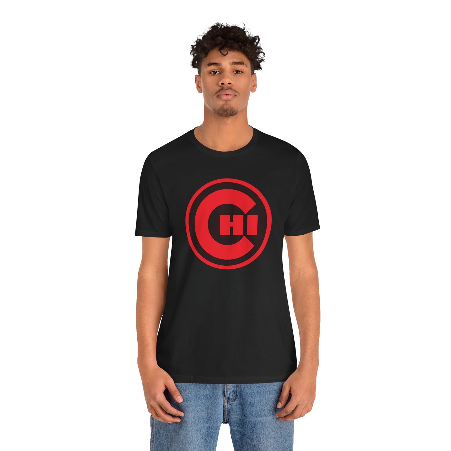 CHICAGO KIDS EMBLEM TEE - BLACK/RED