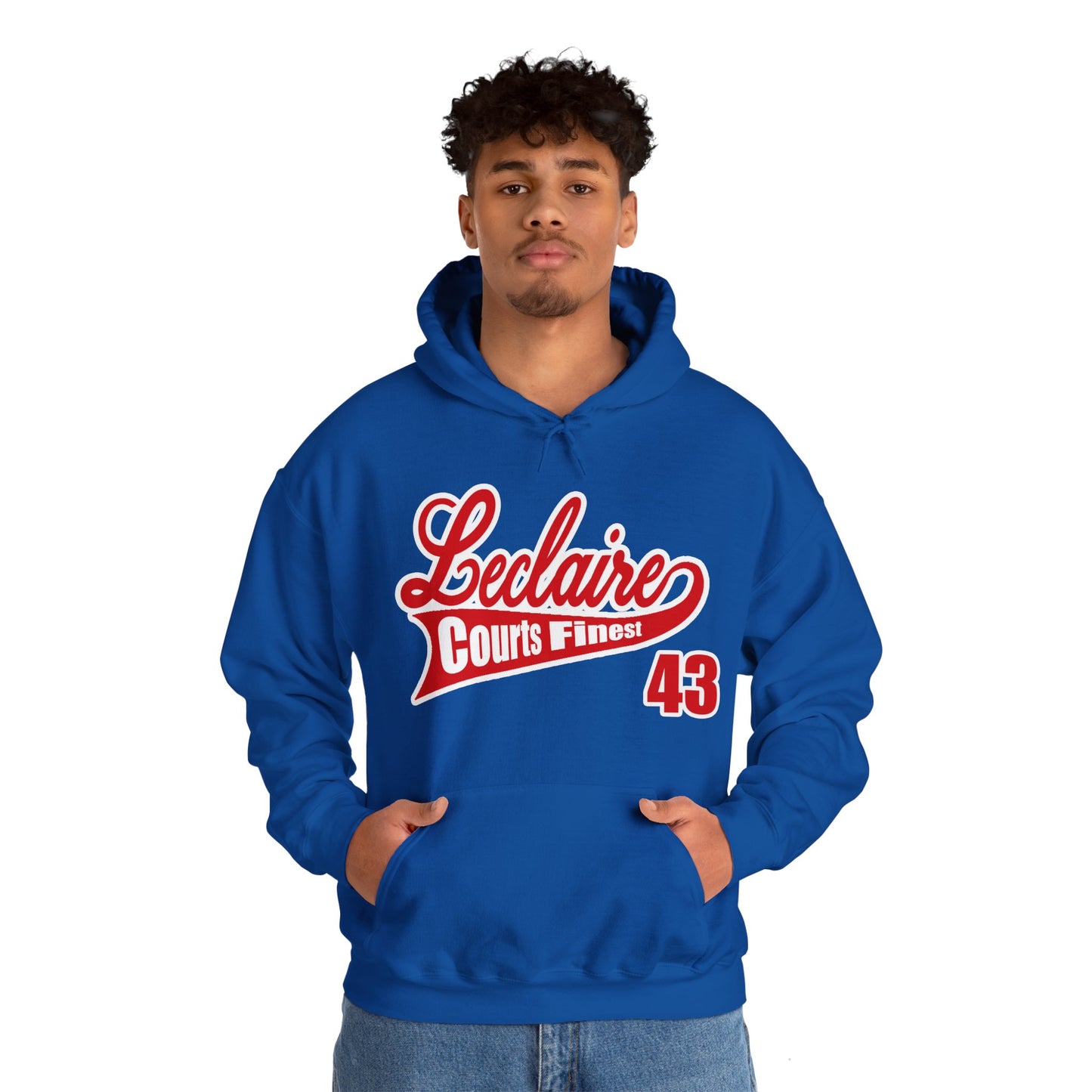 LECLAIRE COURTS FINEST CLASSIC SCRIPT HOODIE