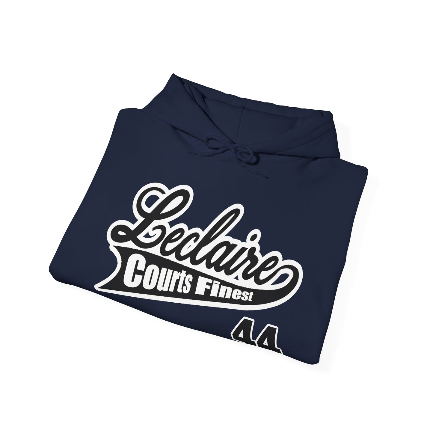 LECLAIRE COURTS FINEST CLASSIC SCRIPT HOODIE