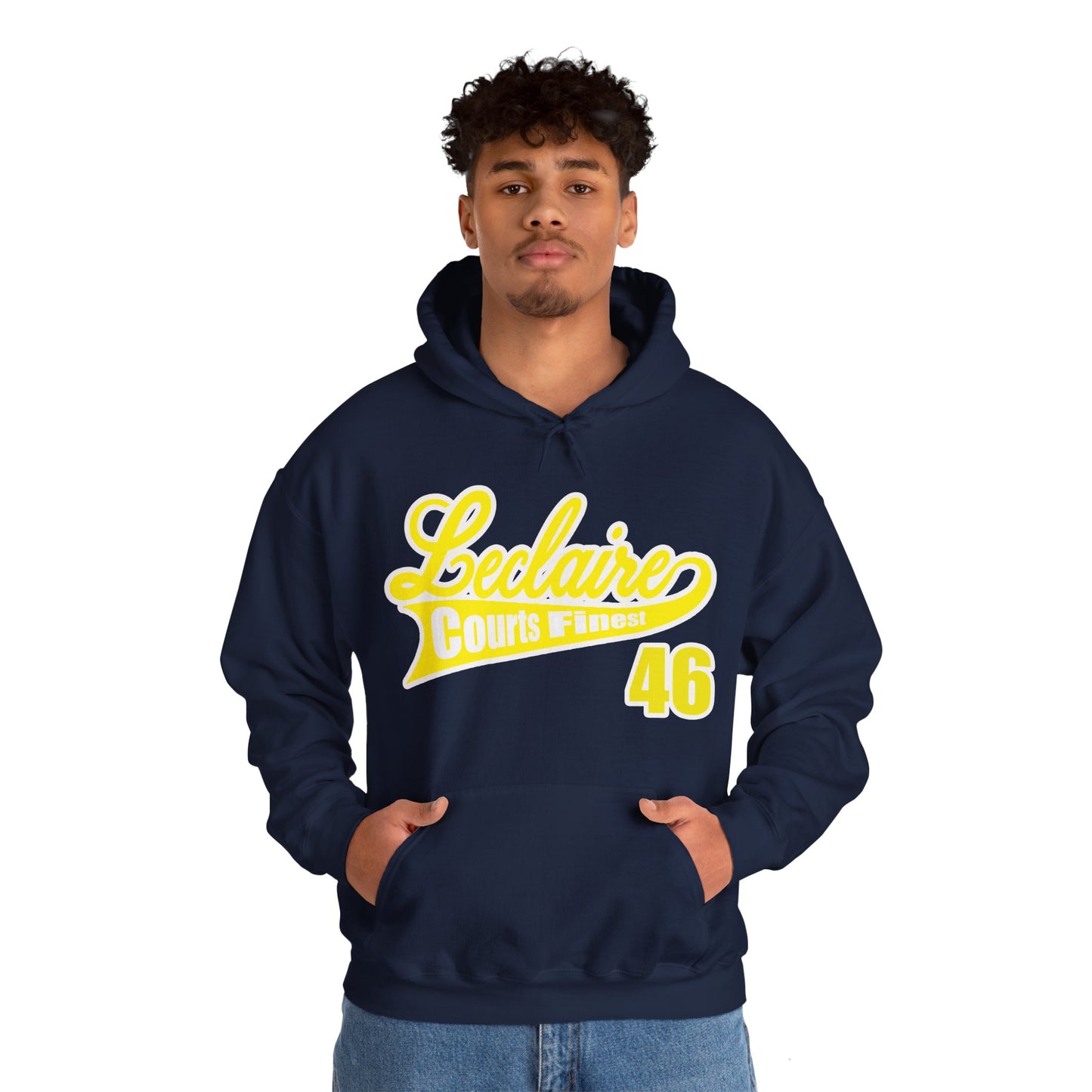 LECLAIRE COURTS FINEST CLASSIC SCRIPT HOODIE