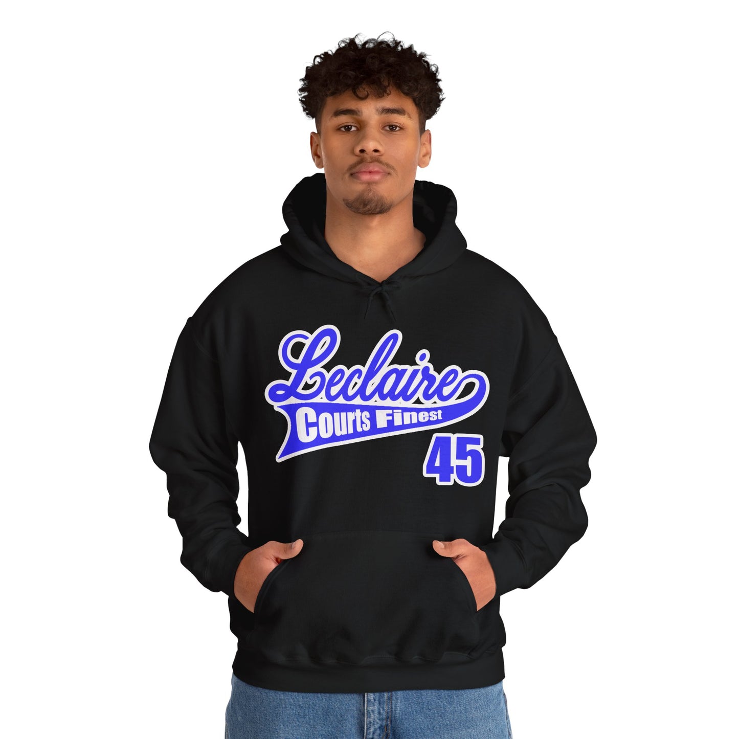 LECLAIRE COURTS FINEST CLASSIC SCRIPT HOODIE