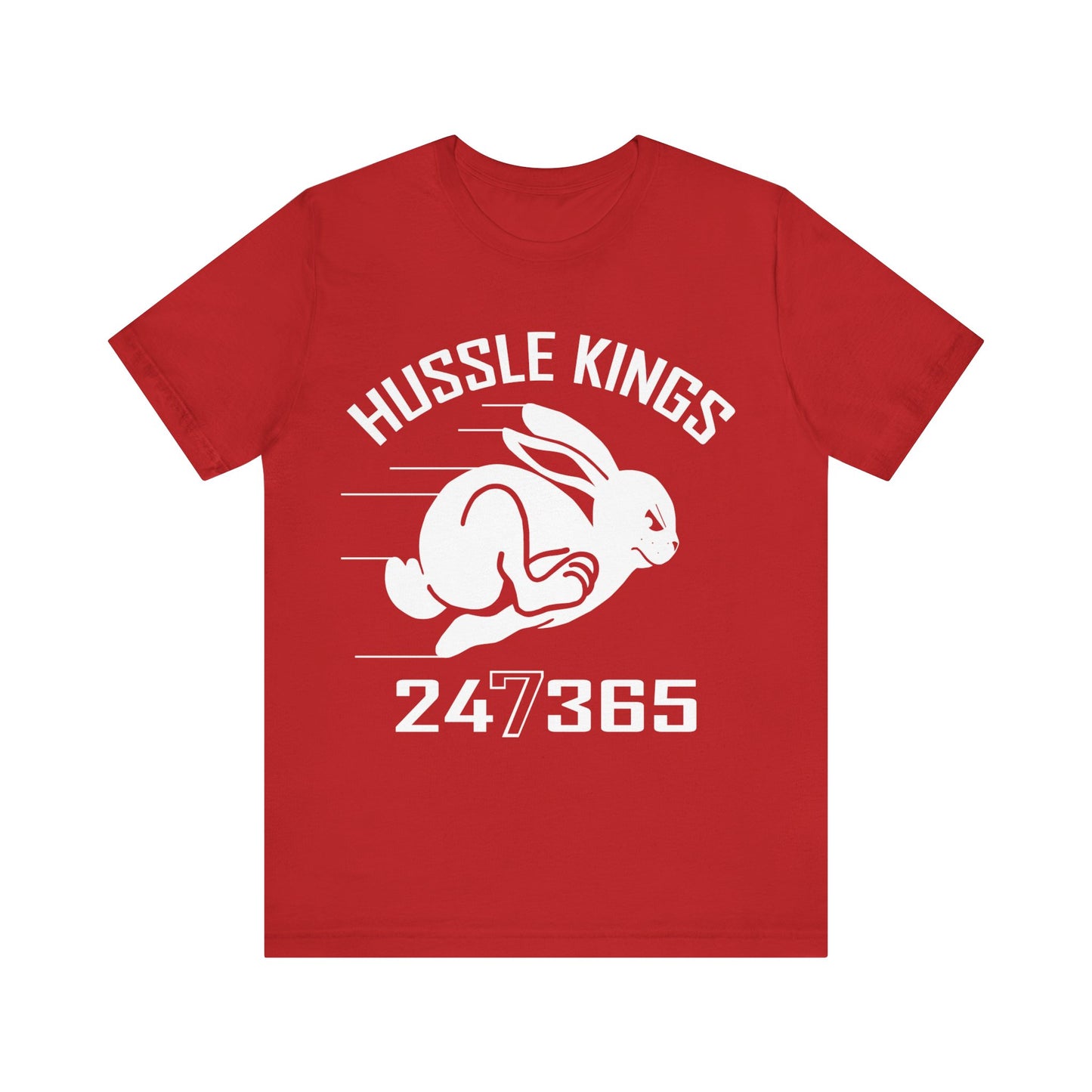 HUSSLE KINGS 24/365 LARGE MONOGRAM TEE