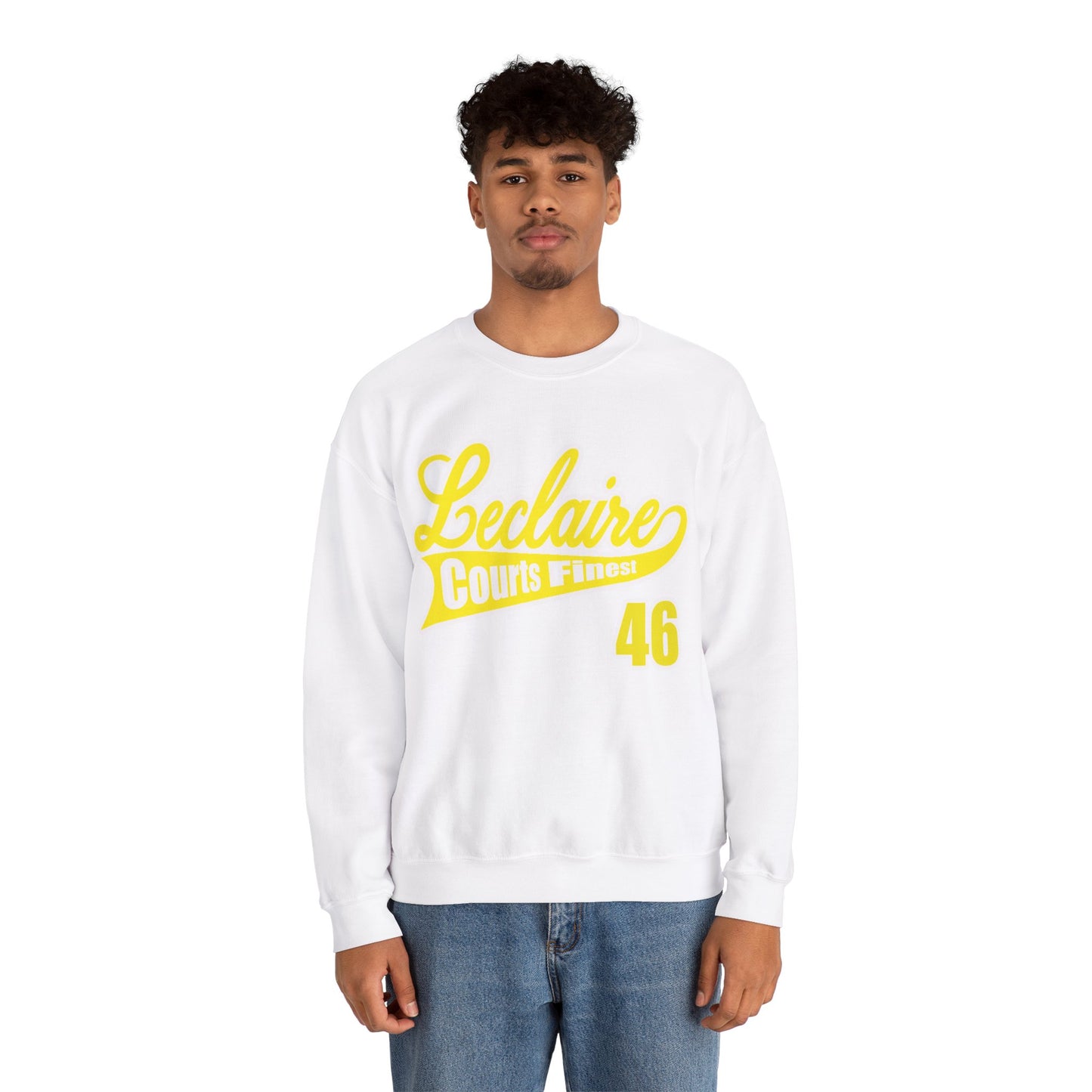 LECLAIRE COURTS FINEST CLASSIC SCRIPT SWEATSHIRT