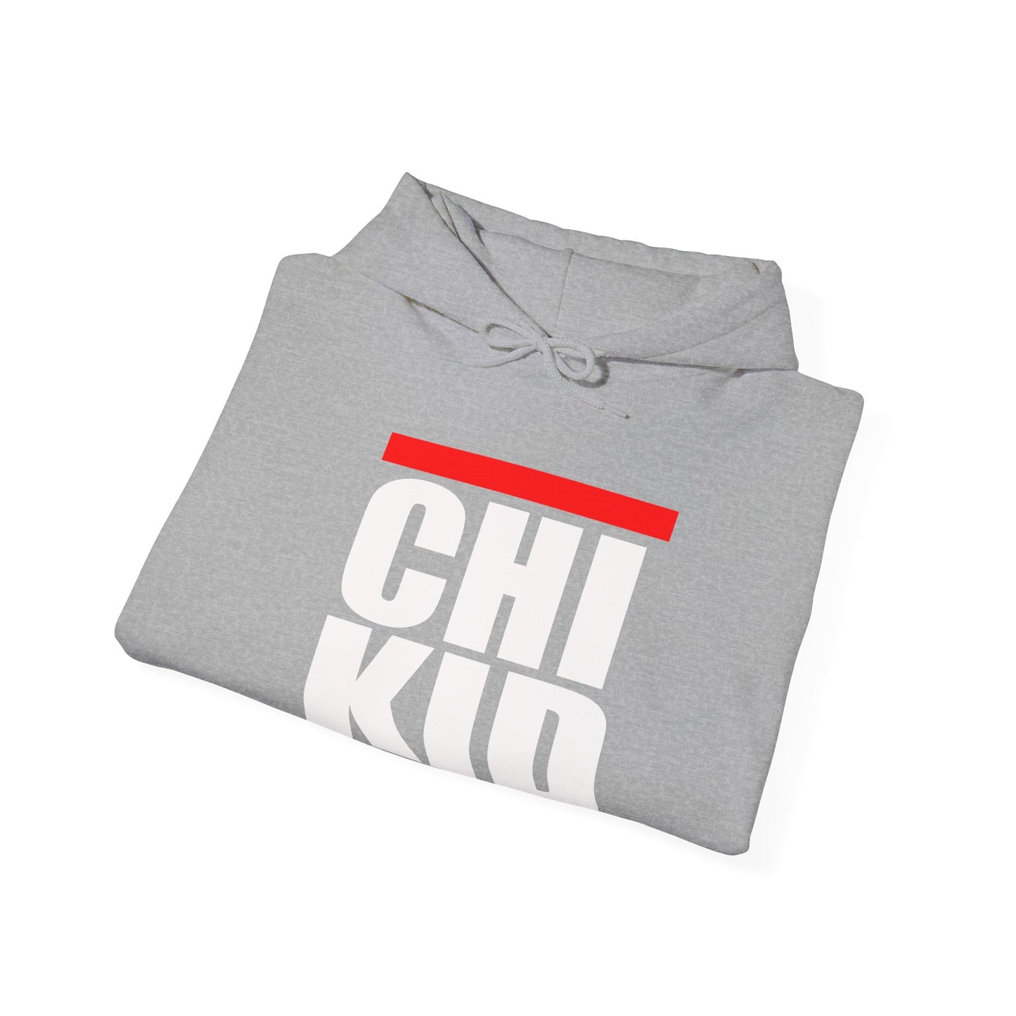 Chi Kid Hoodie — Bold Streetwear Pullover with Red Accent