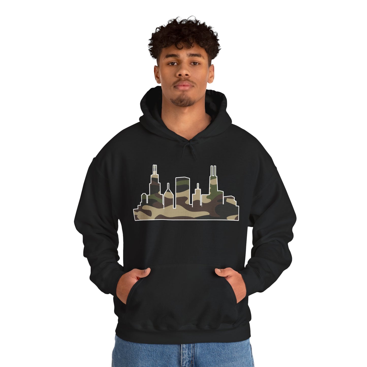CHI KIDS CAMO SKYLINE TEE