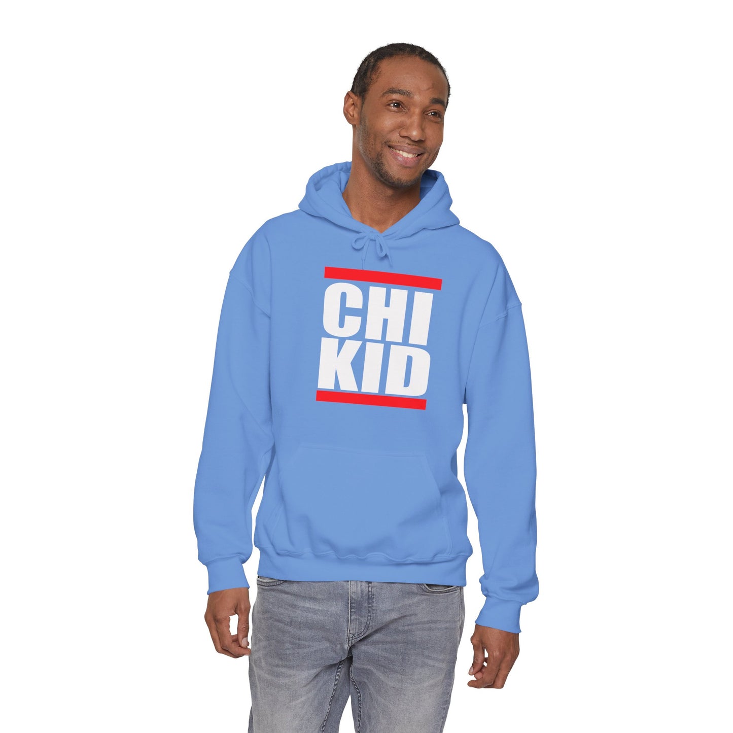 Chi Kid Hoodie — Bold Streetwear Pullover with Red Accent