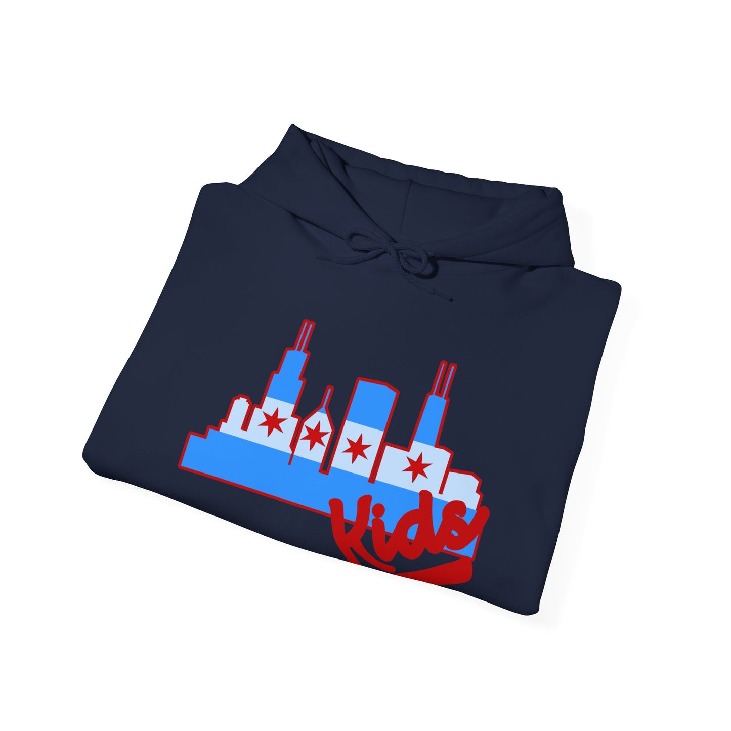 Chicago Kids Hoodie — Retro Skyline Graphic “Chicago Kids” Streetwear