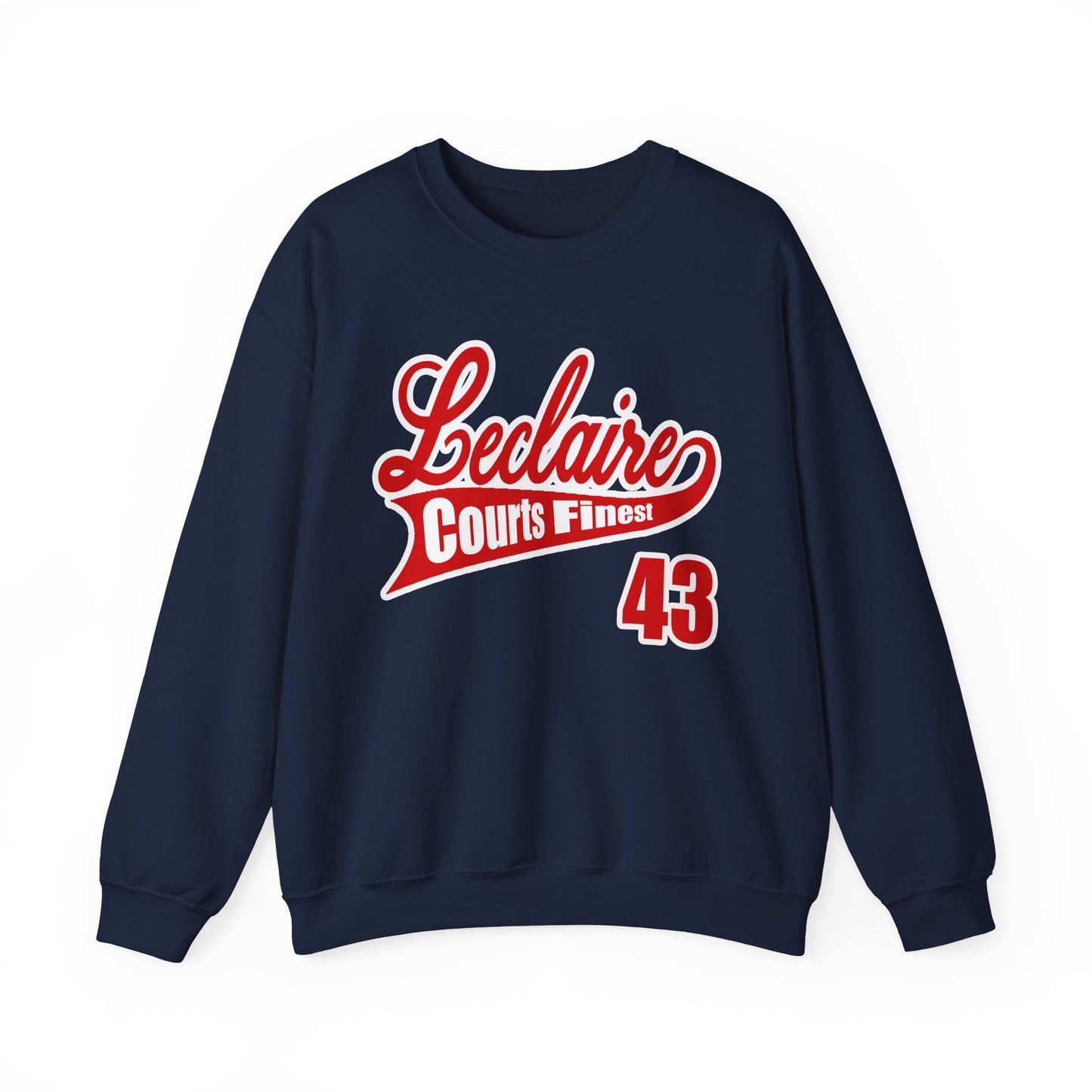 LECLAIRE COURTS FINEST CLASSIC SCRIPT SWEATSHIRT