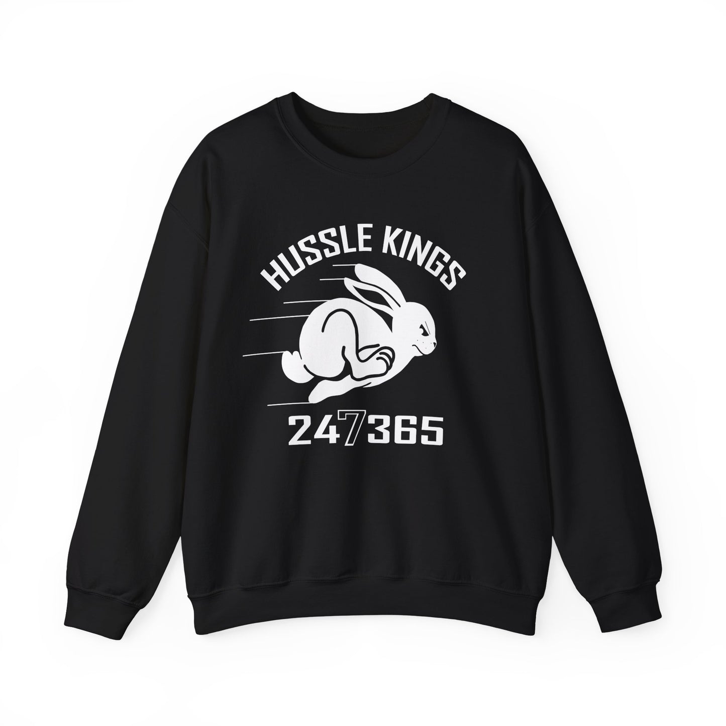 HUSSLE KINGS 24/365 MONOGRAM SWEATSHIRT