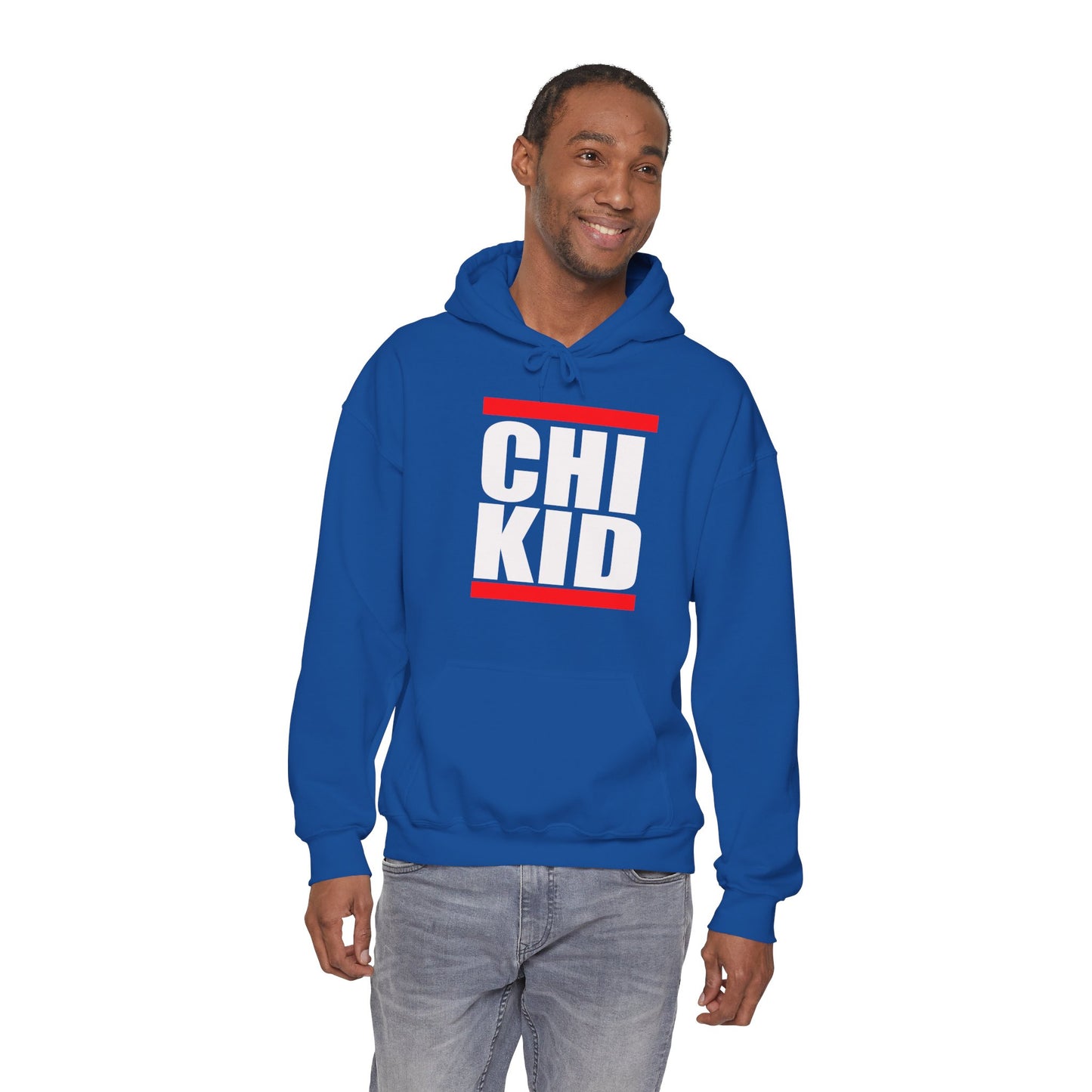Chi Kid Hoodie — Bold Streetwear Pullover with Red Accent