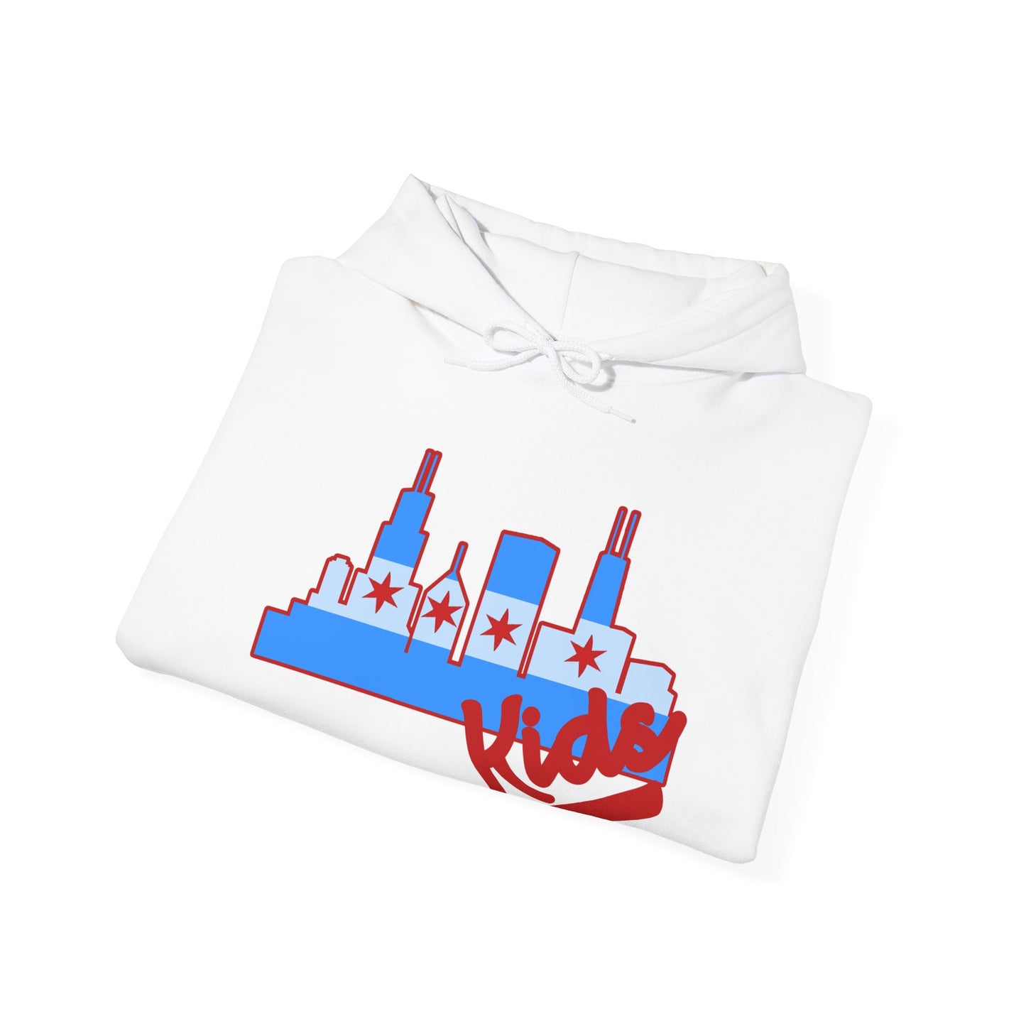 Chicago Kids Hoodie — Retro Skyline Graphic “Chicago Kids” Streetwear
