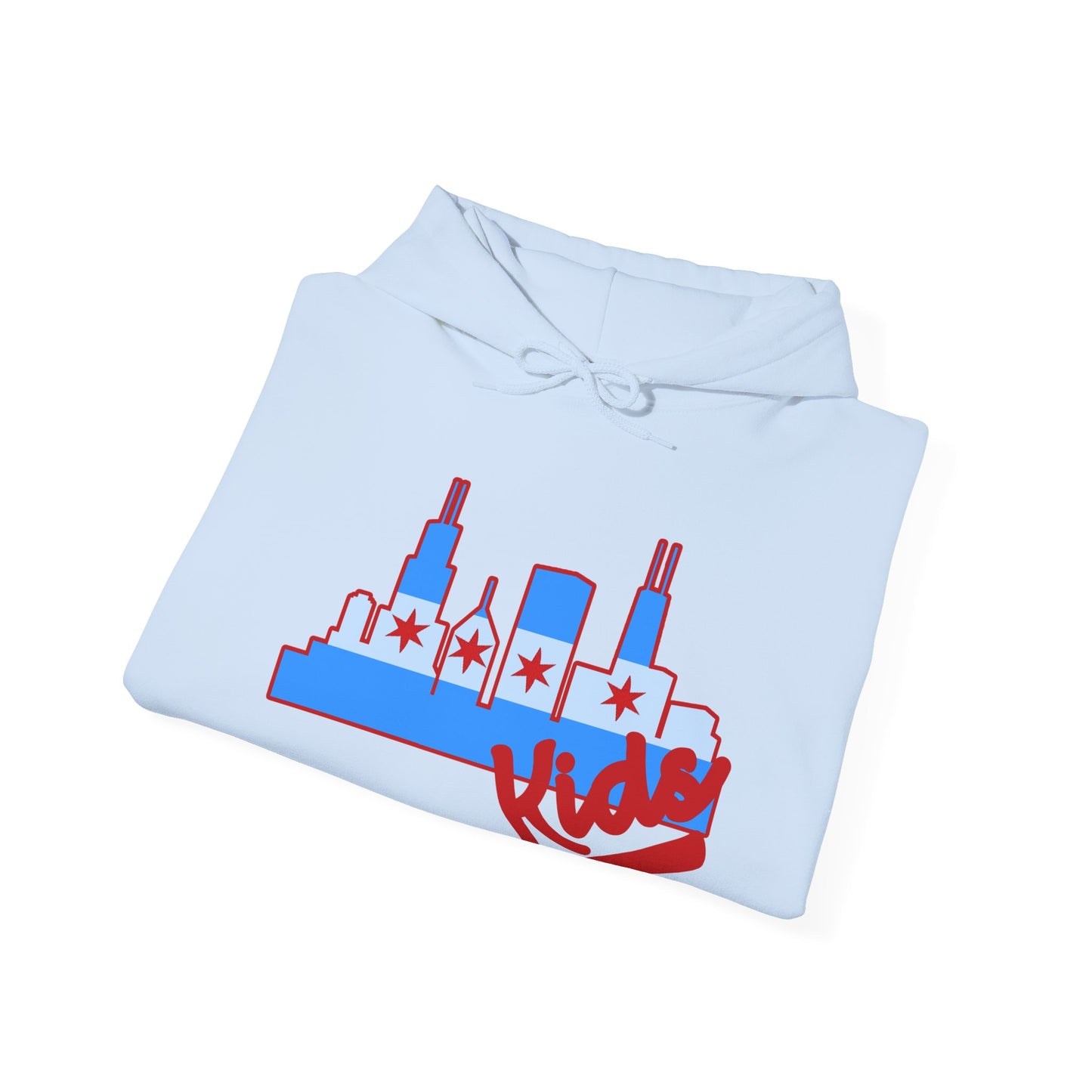 Chicago Kids Hoodie — Retro Skyline Graphic “Chicago Kids” Streetwear