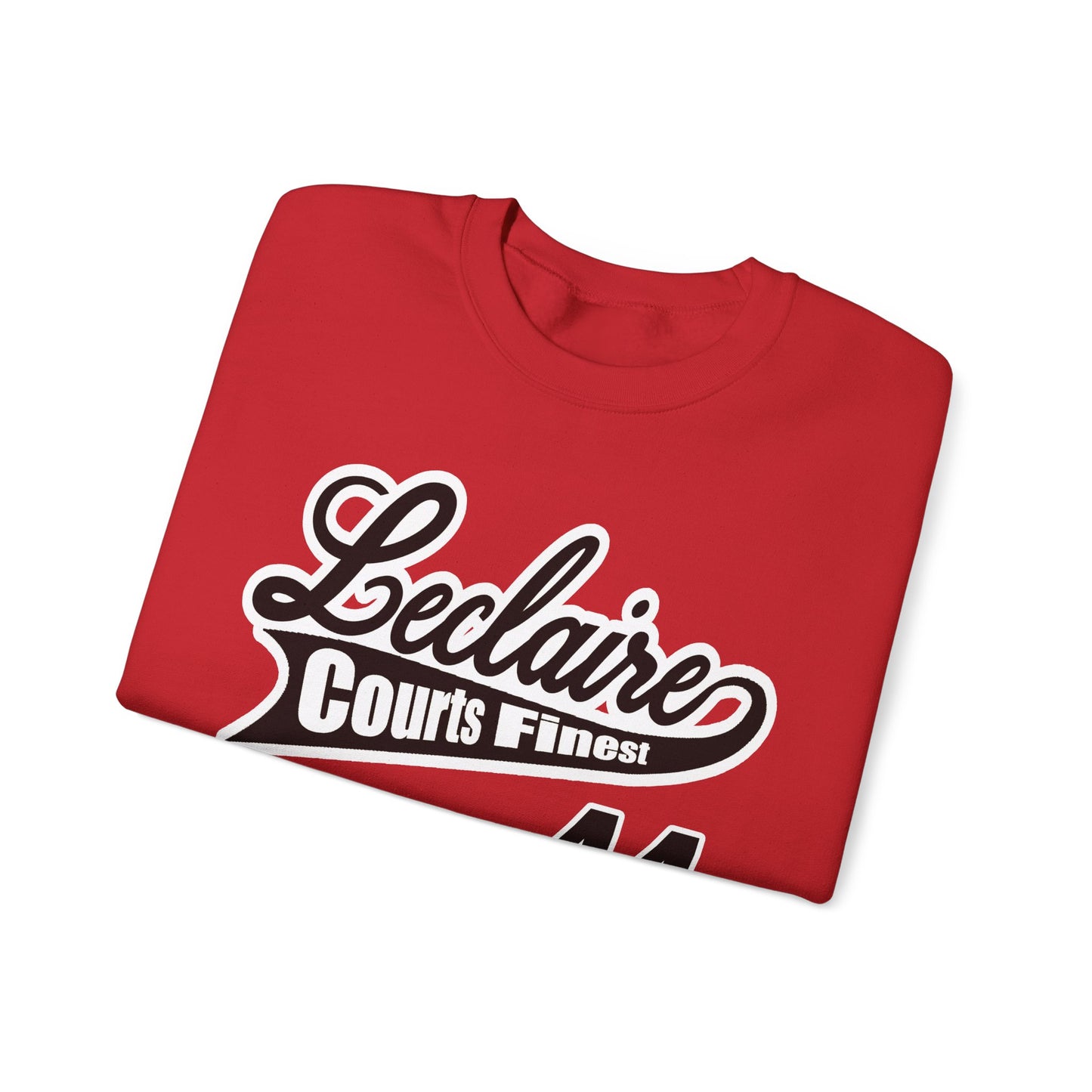LECLAIRE COURTS FINEST CLASSIC SCRIPT SWEATSHIRT