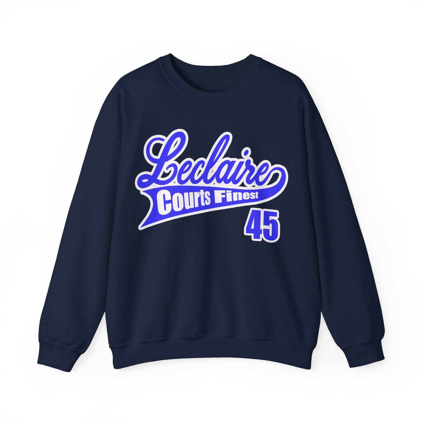 LECLAIRE COURTS FINEST CLASSIC SCRIPT SWEATSHIRT