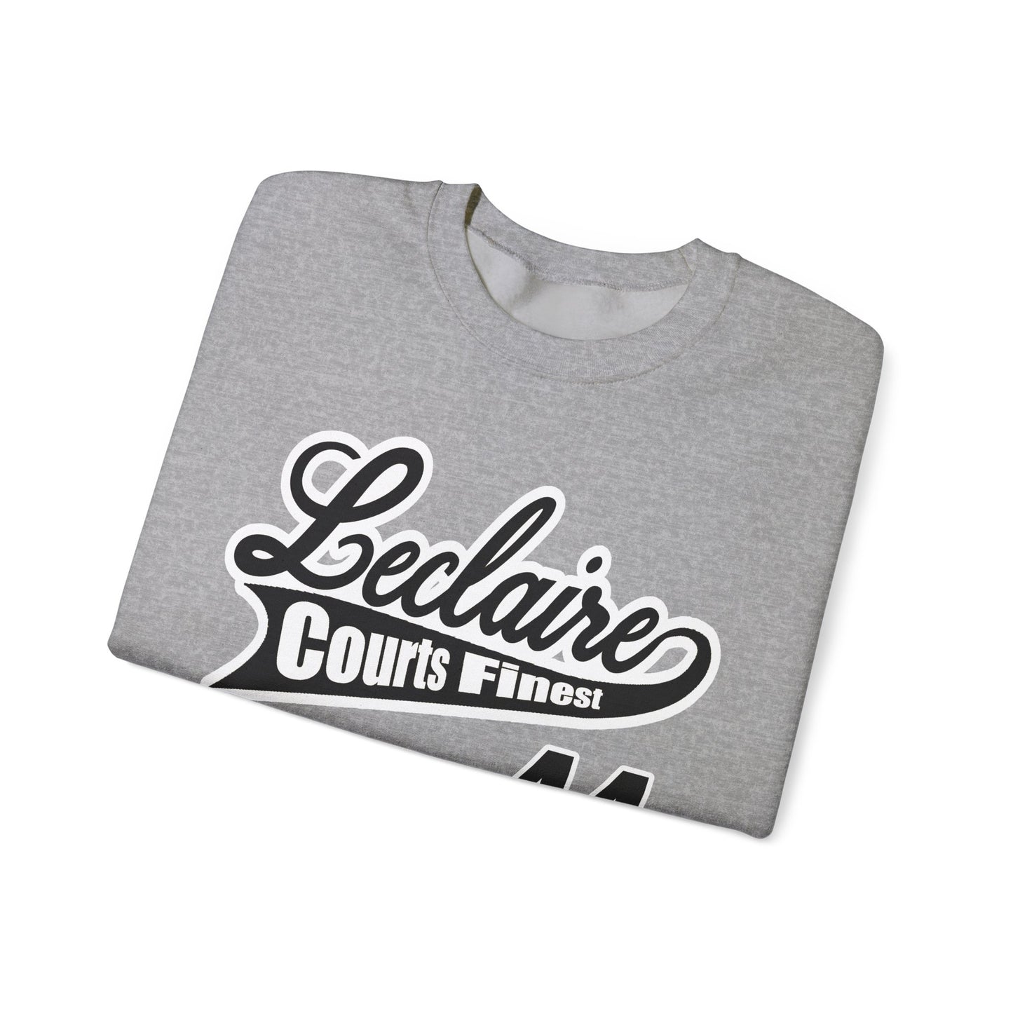 LECLAIRE COURTS FINEST CLASSIC SCRIPT SWEATSHIRT