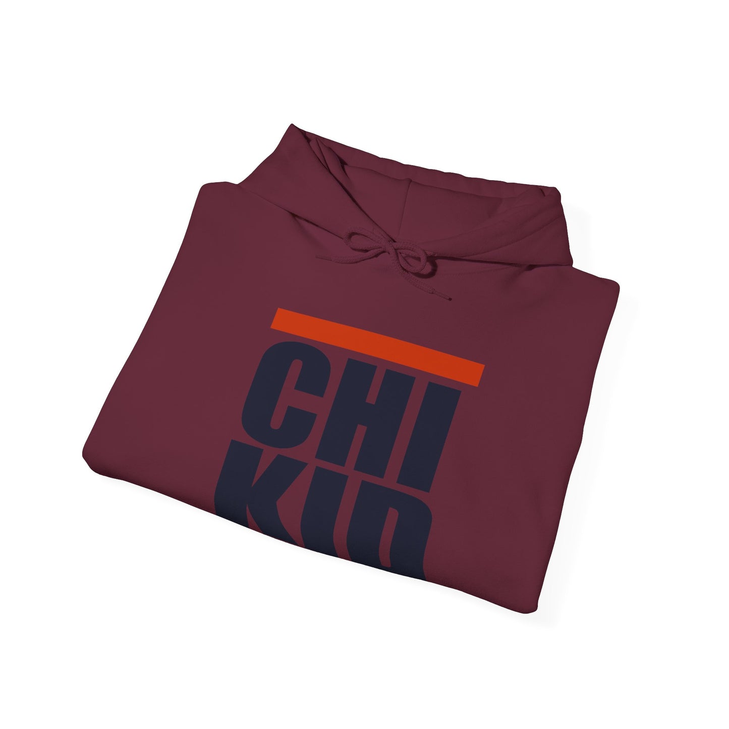 Chi Kid Hoodie — Retro Block Letter Chicago Pride Pullover