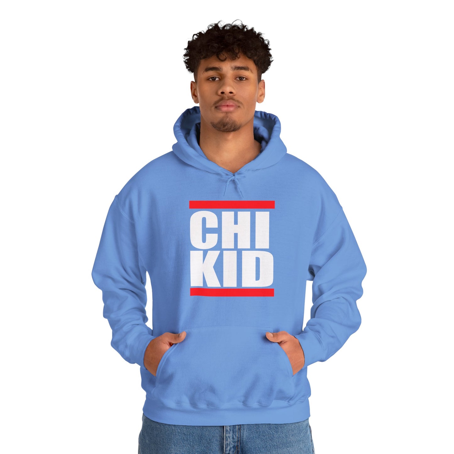 Chi Kid Hoodie — Bold Streetwear Pullover with Red Accent